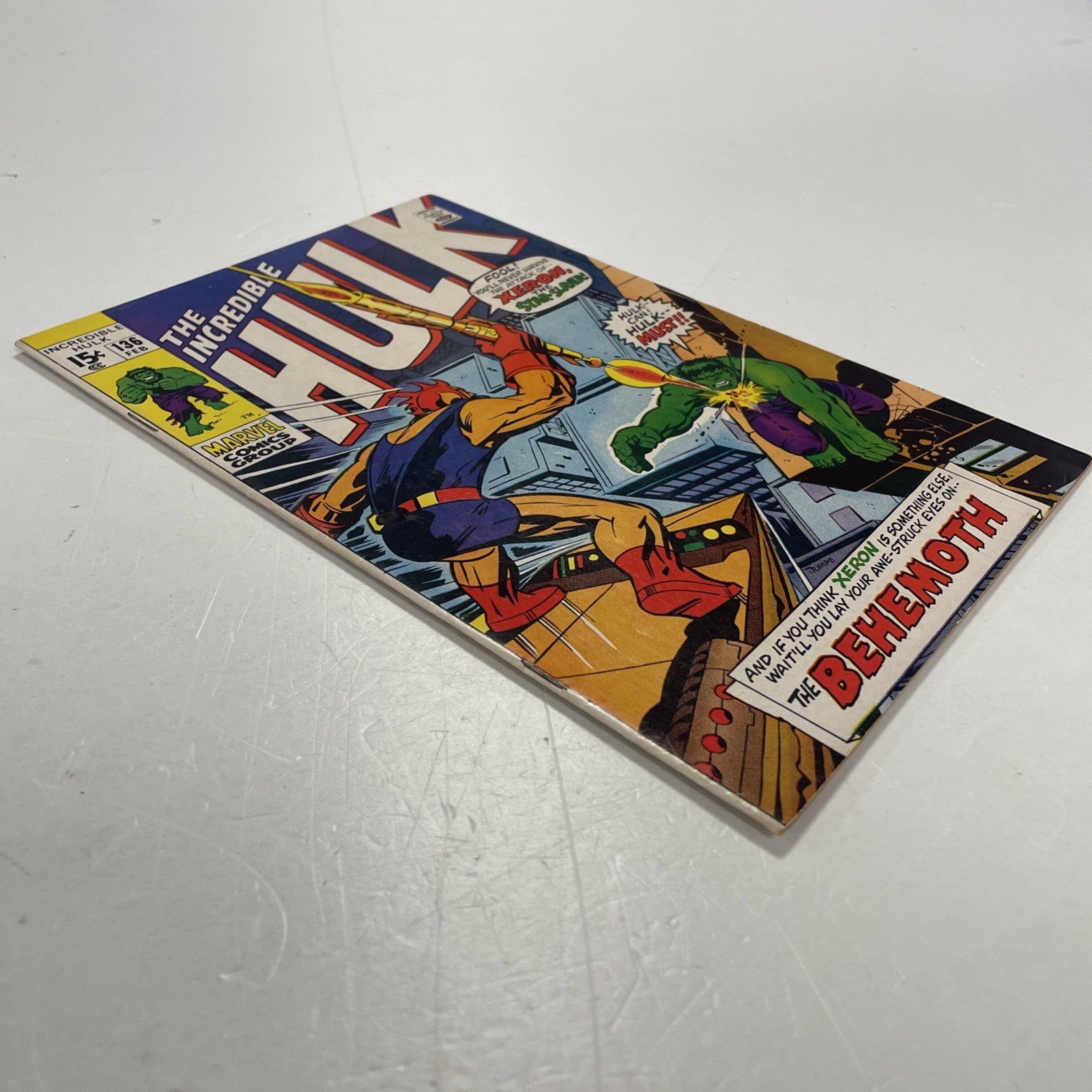 Incredible Hulk #136 1971 FN/VF 1st Appearance of Starslayer3
