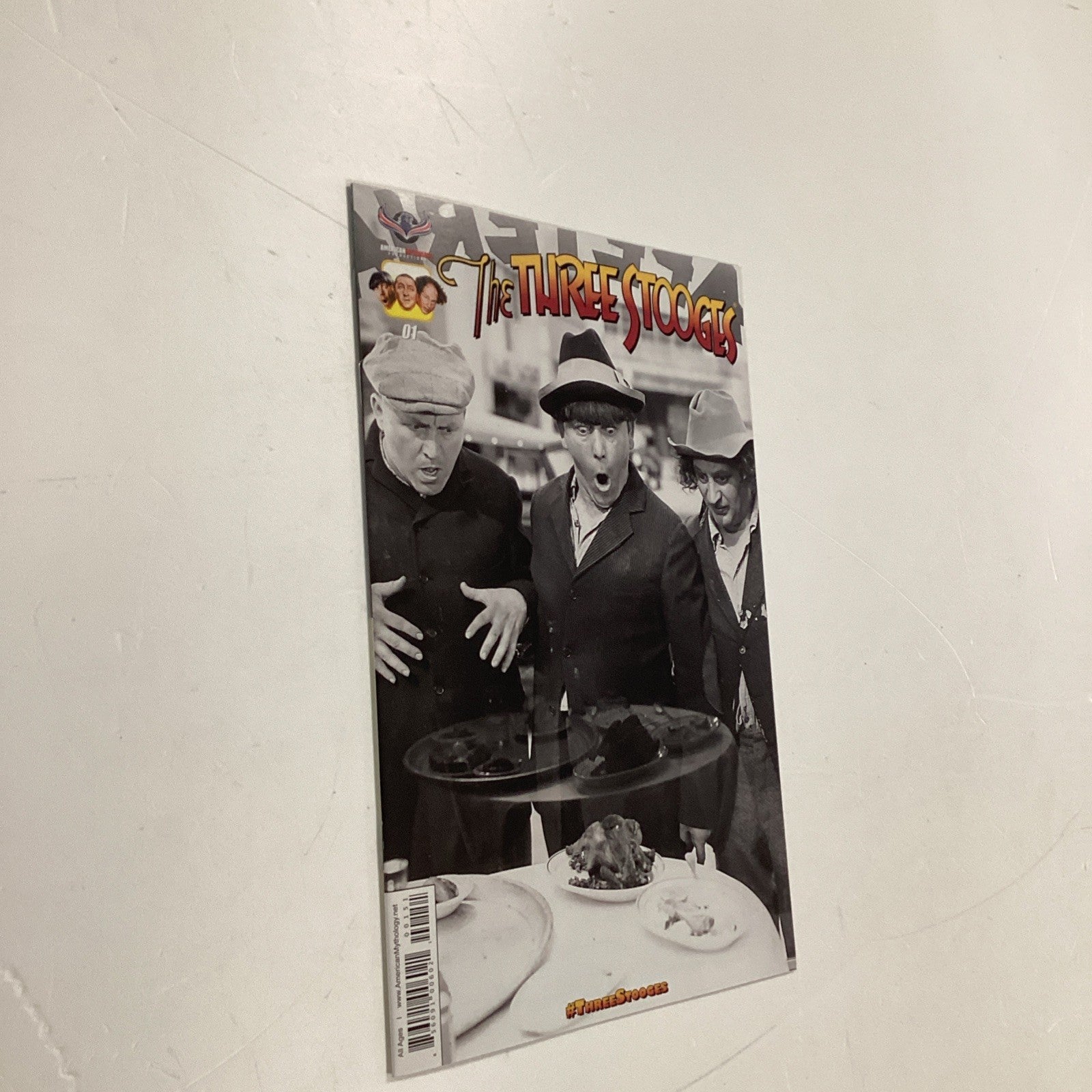 Three Stooges The Boys Are Back #1 2016 NM Icentive variant American Mythology3