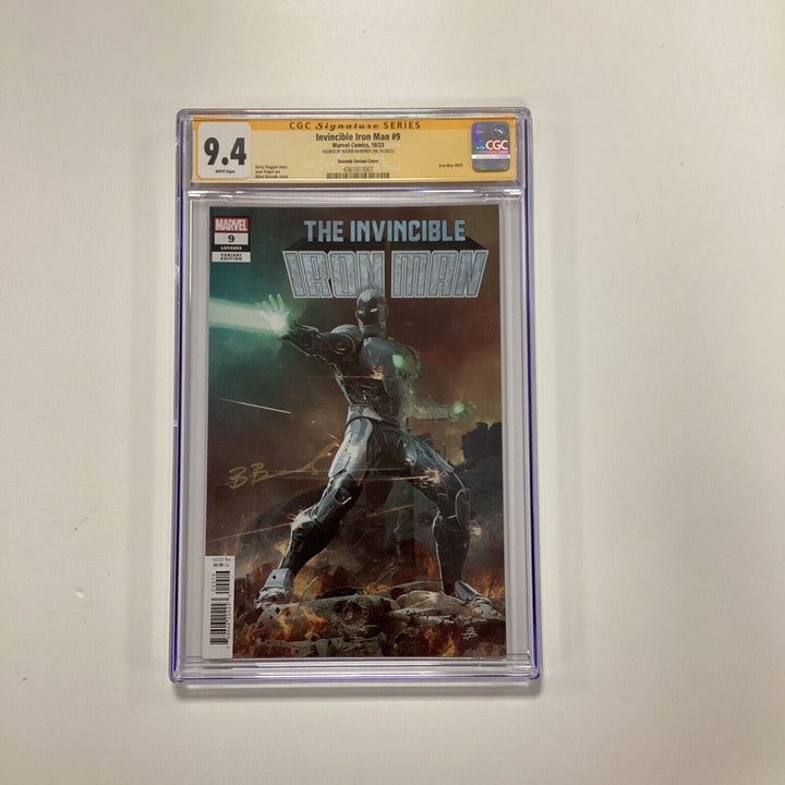 Invincible Iron Man #9 2023 CGC 9.4 Signature Series signed Bjorn Barends Varian