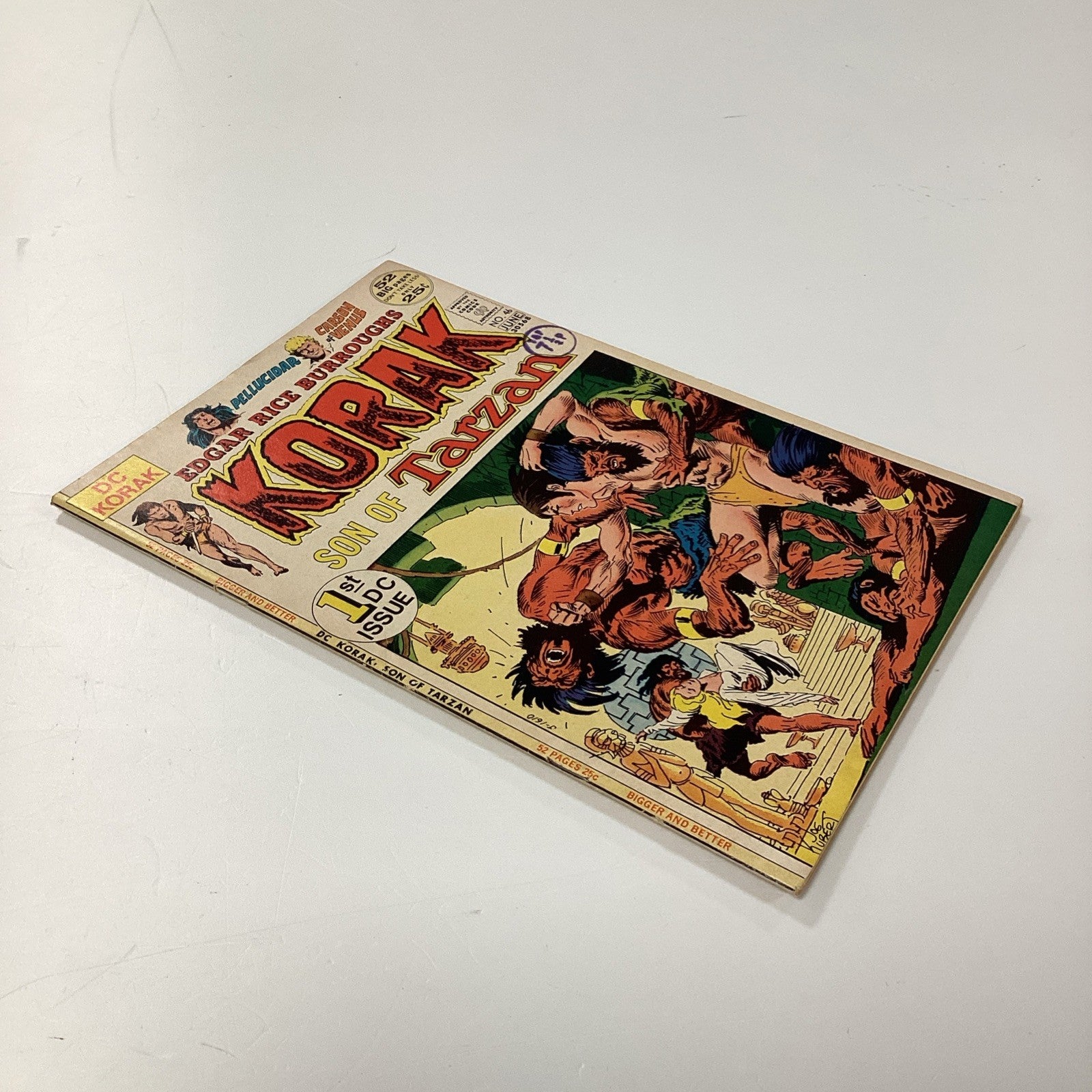 Korak Son Of Tarzan #46 1972 FN Pence Stamp3