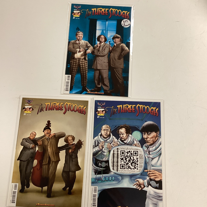 Three Stooges The Boys Are Back #1 2016 NM 3x variants American Mythology0