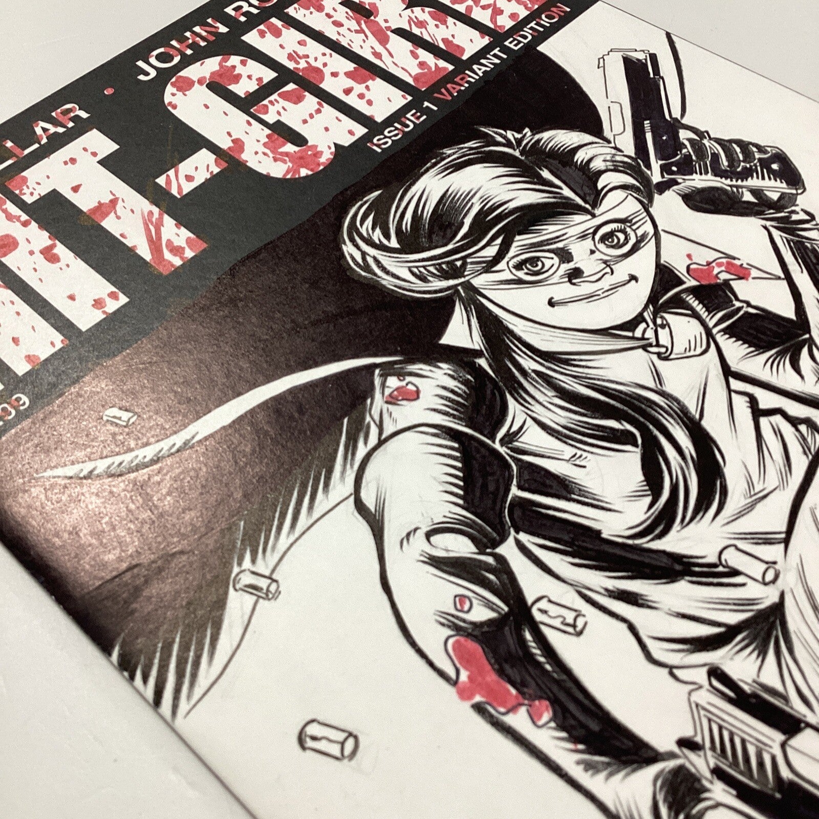Hit Girl #1 2012 Sketch Cover by unknown artist (From Florida Megacon 2013)7