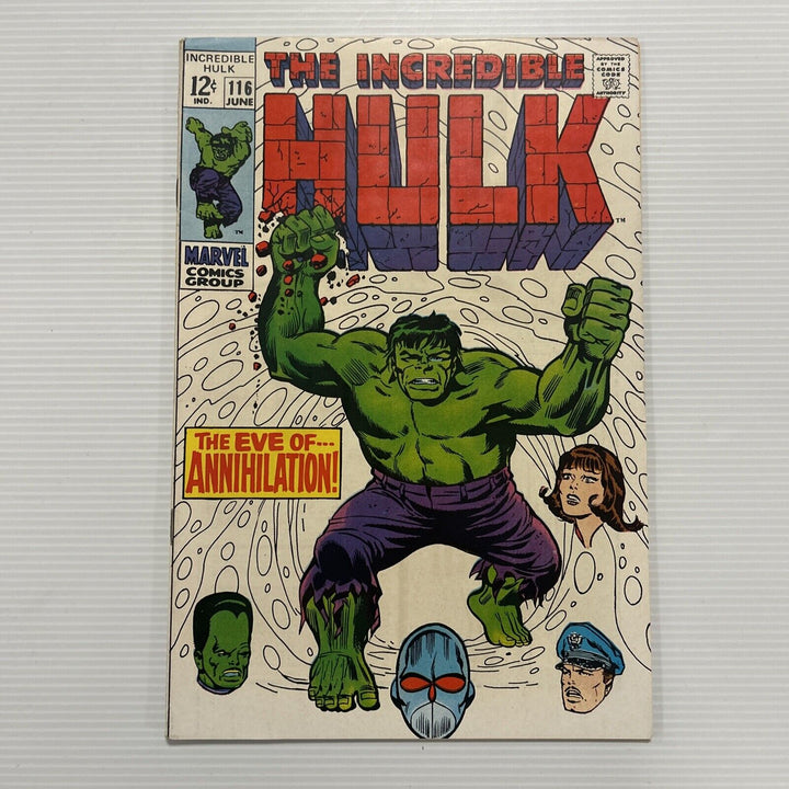 Incredible Hulk #116 1969 FN/VF Cent Copy