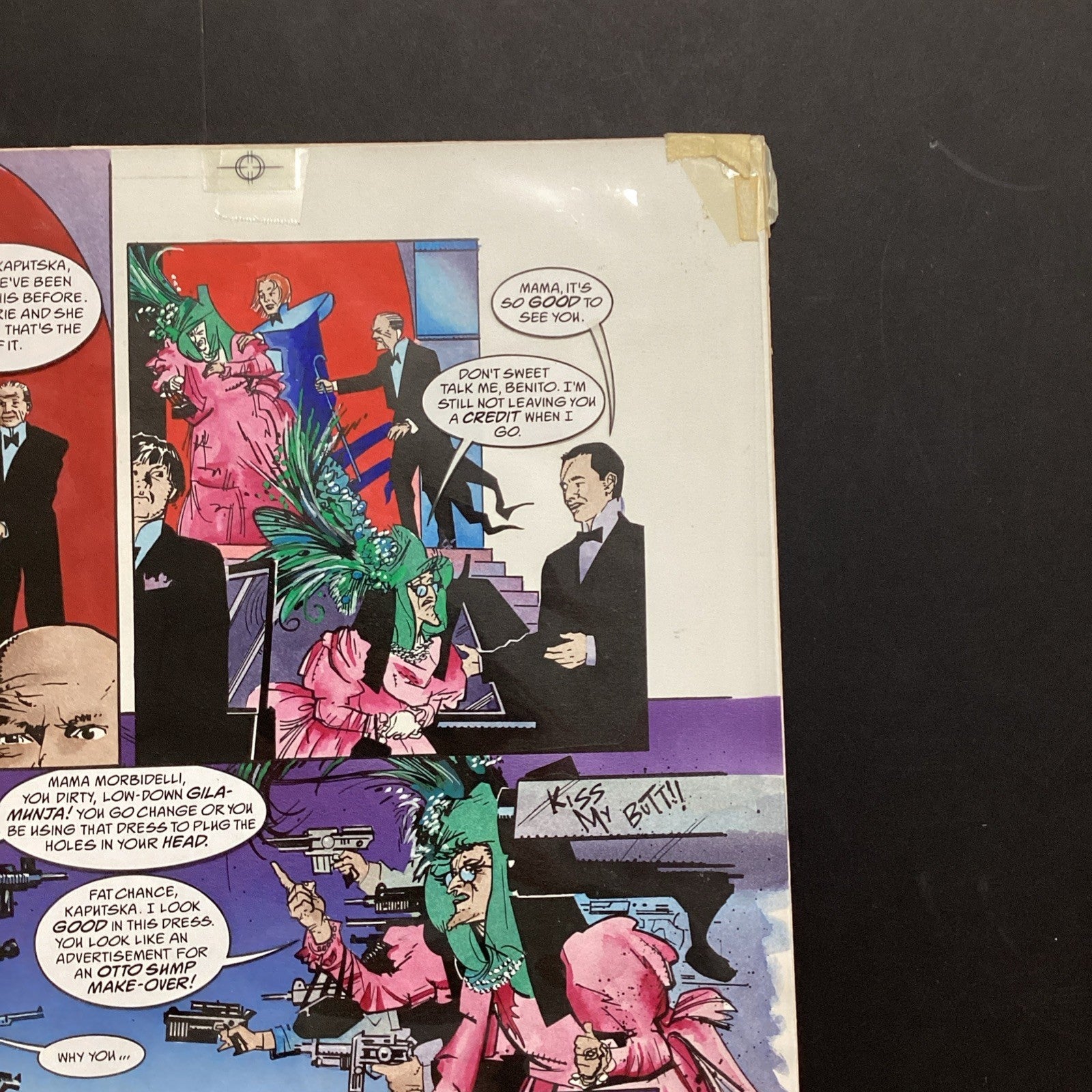 Original Colours Artwork Judge Dredd Megazine #1 Page 2 1995 by Peter B. Smith2