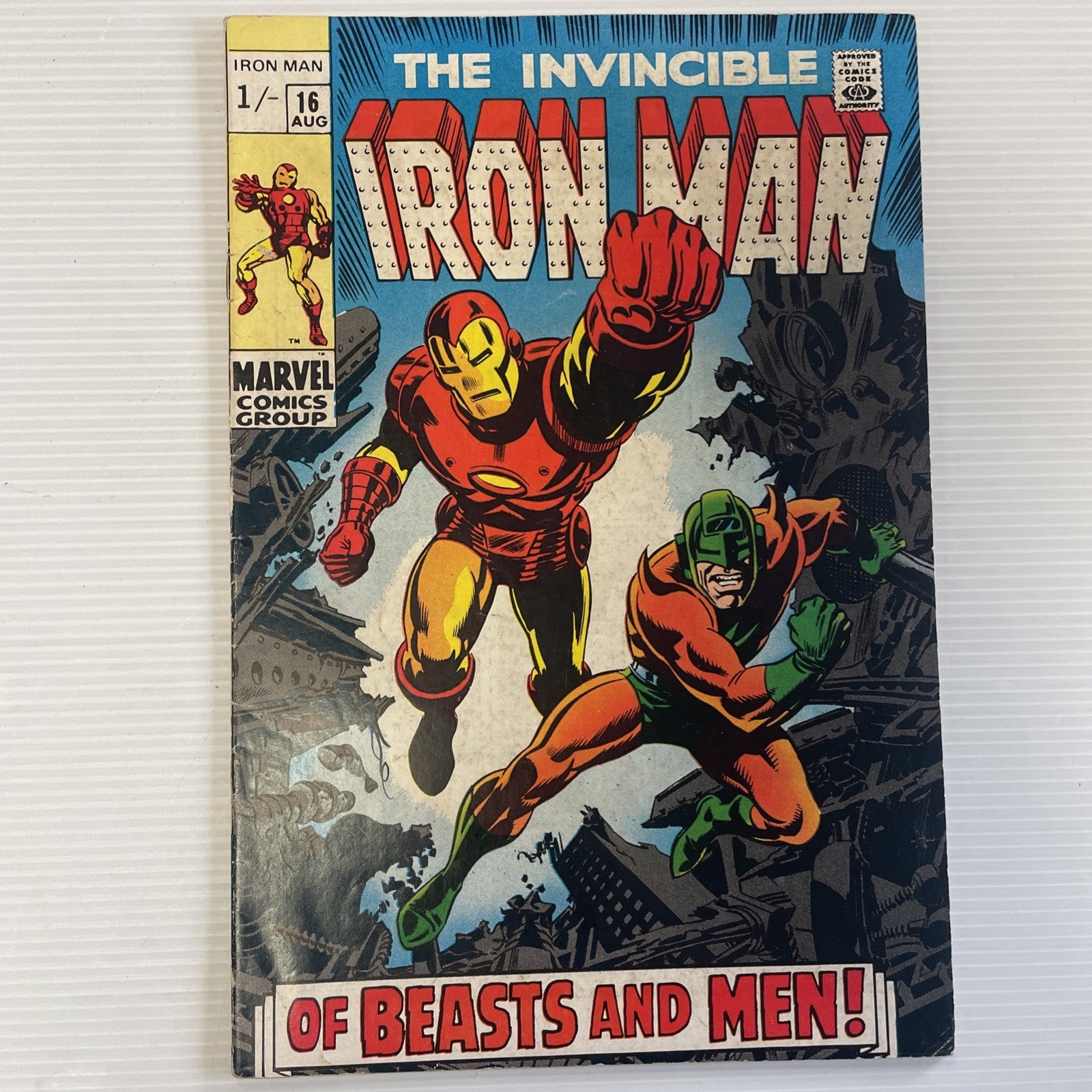 Iron Man #16 1969 FN- Pence Copy0