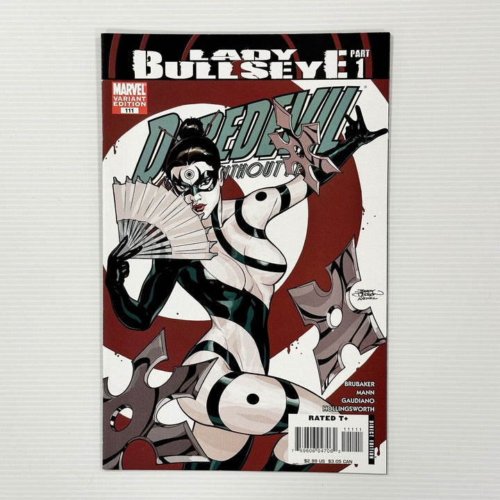 Daredevil #111 2008 VF/NM 1st appearancwe Lady Bullseye 1:10 Dodson Variant