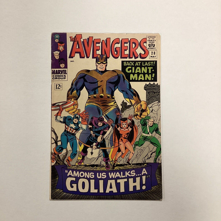 Avengers #28 1966 FN- 1st Appearance of The Collector Cent Copy