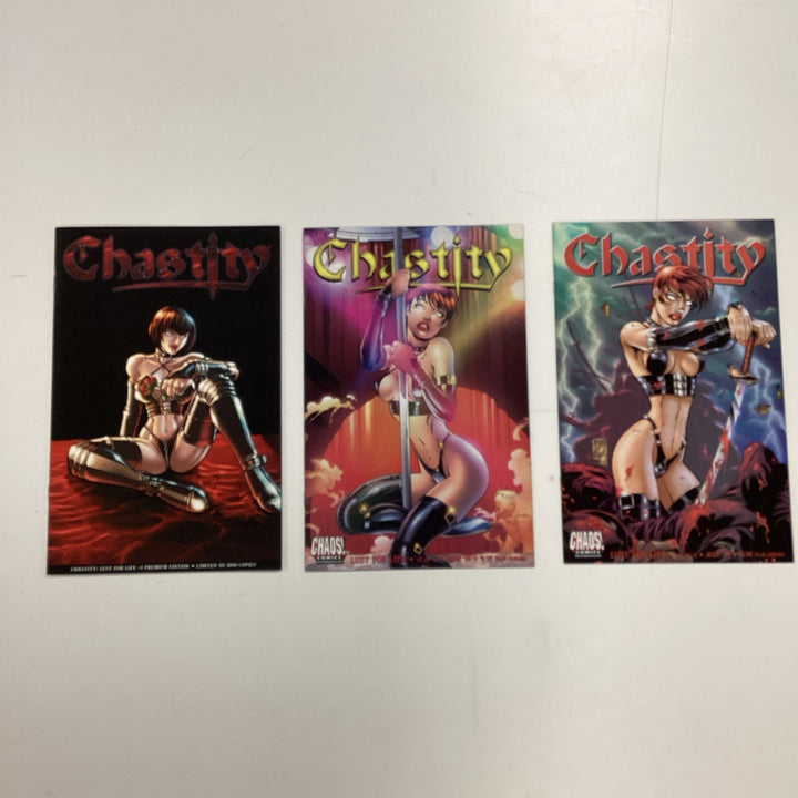 Chastity: Lust For Life #1-3 1999 VF Complete Set *See Description0