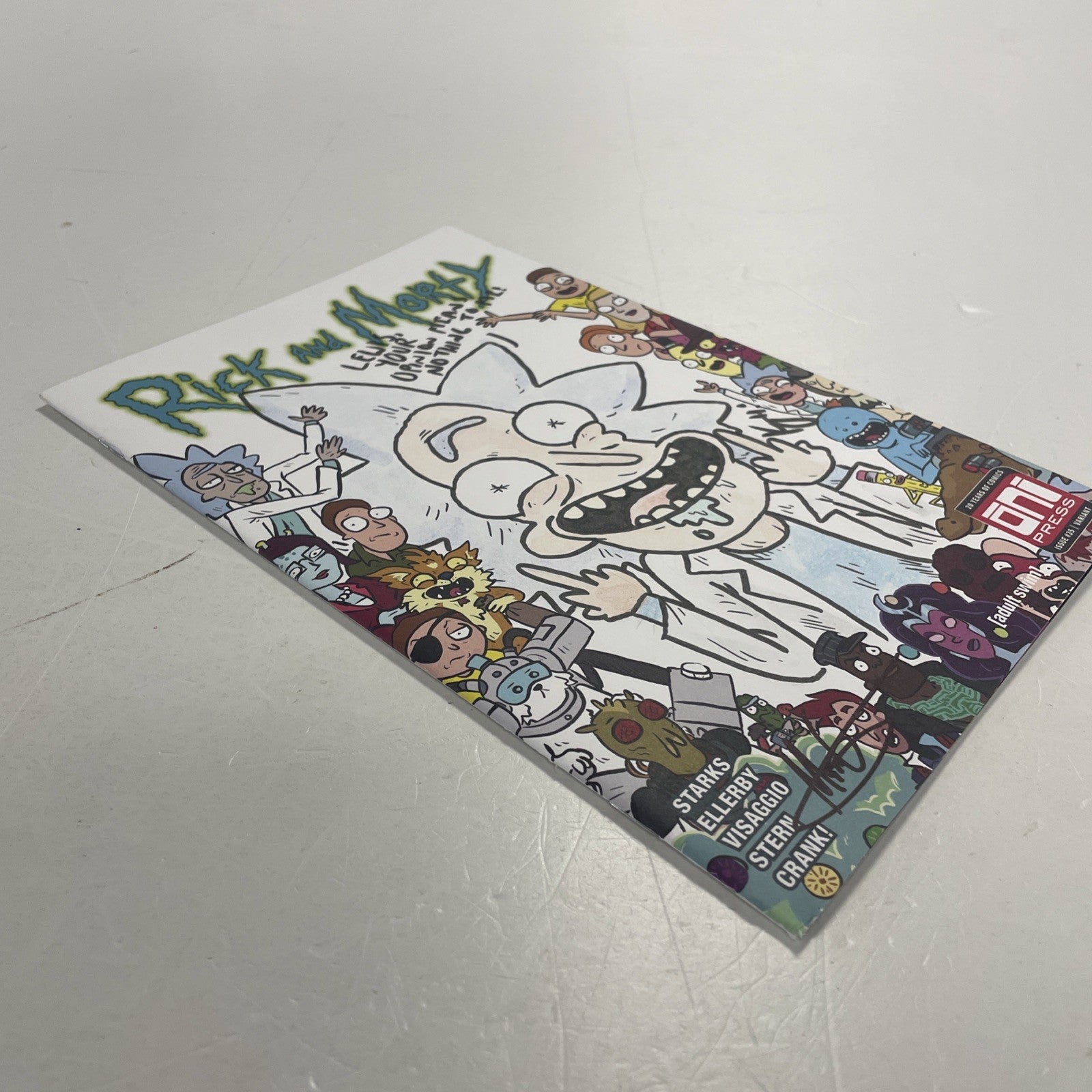 Rick and Morty #35 2018 Signed and Sketched by Starks & Ellerby Variant3