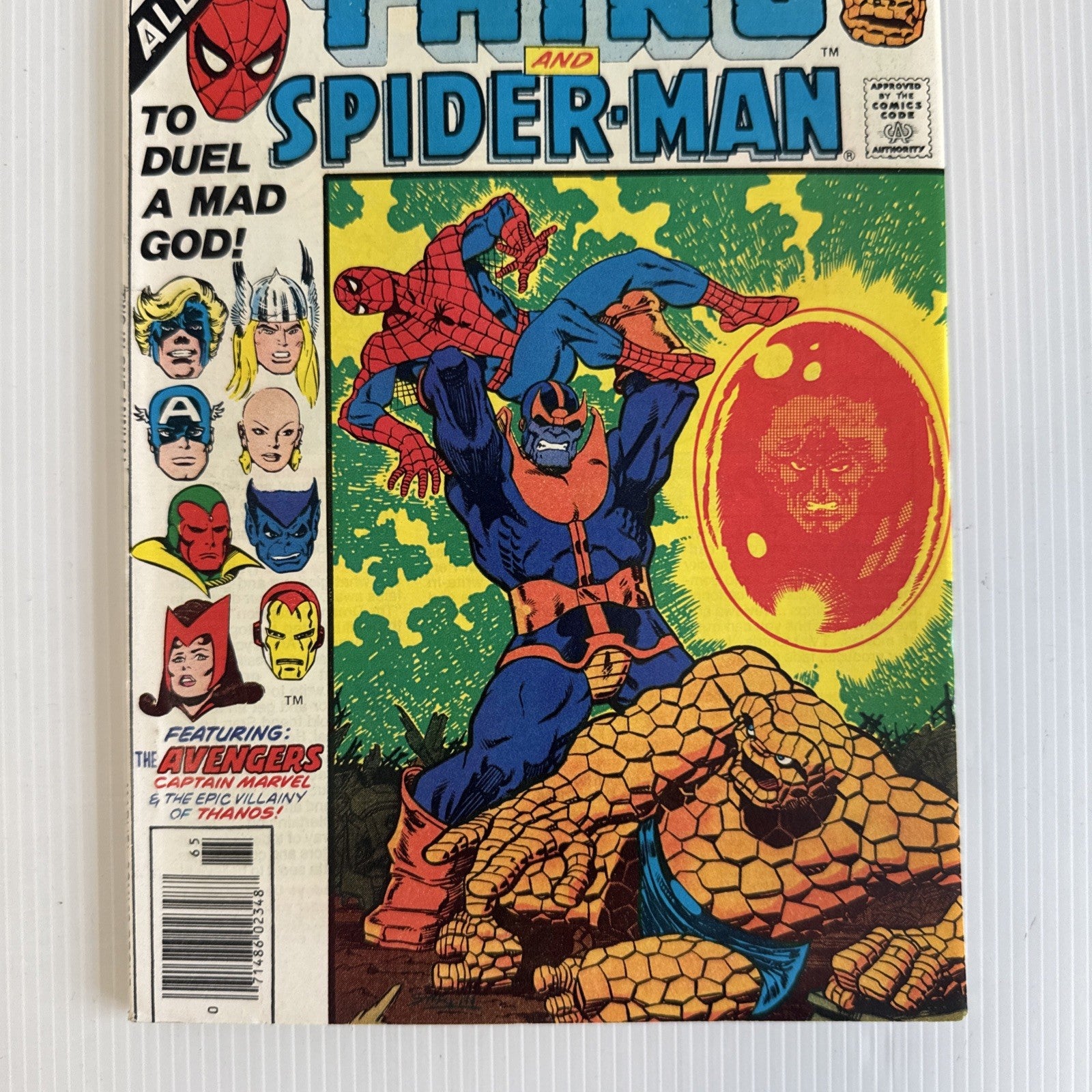 Marvel Two-in-One King-Size Annual #2 1977 VF/NM Signed Jim Starlin inside page2