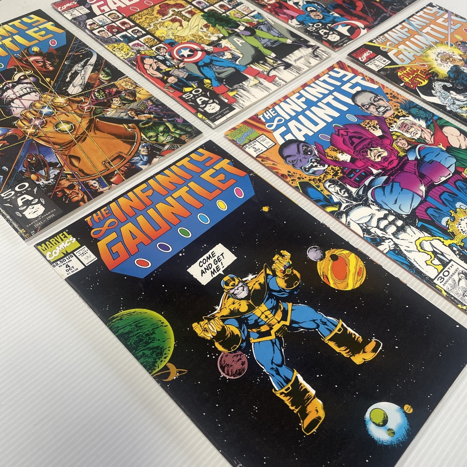Infinity Gauntlet #1-6 1991 Complete Set High Grade George Perez7