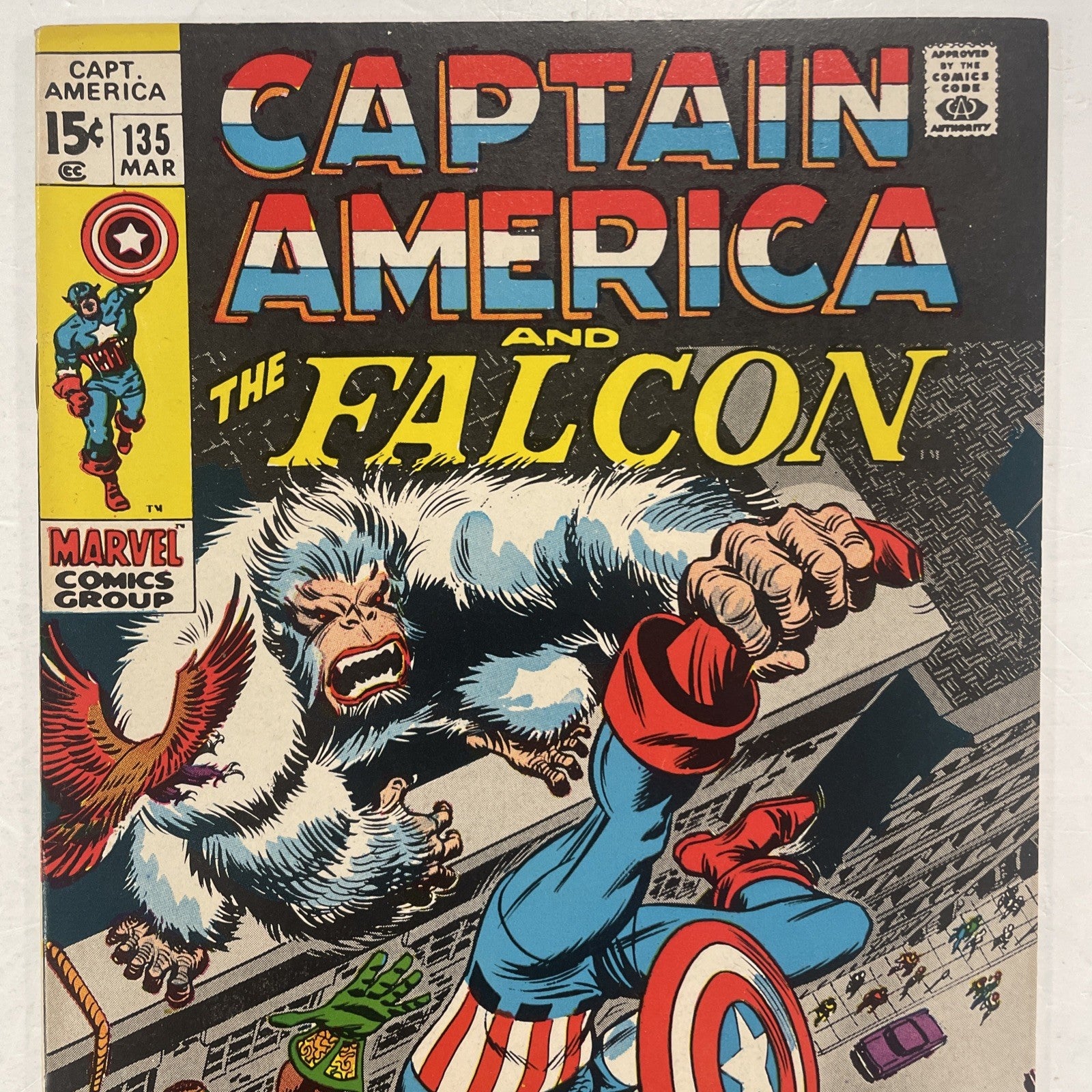 Captain America #135 1971 VF 1st Appearance of Monster Ape1