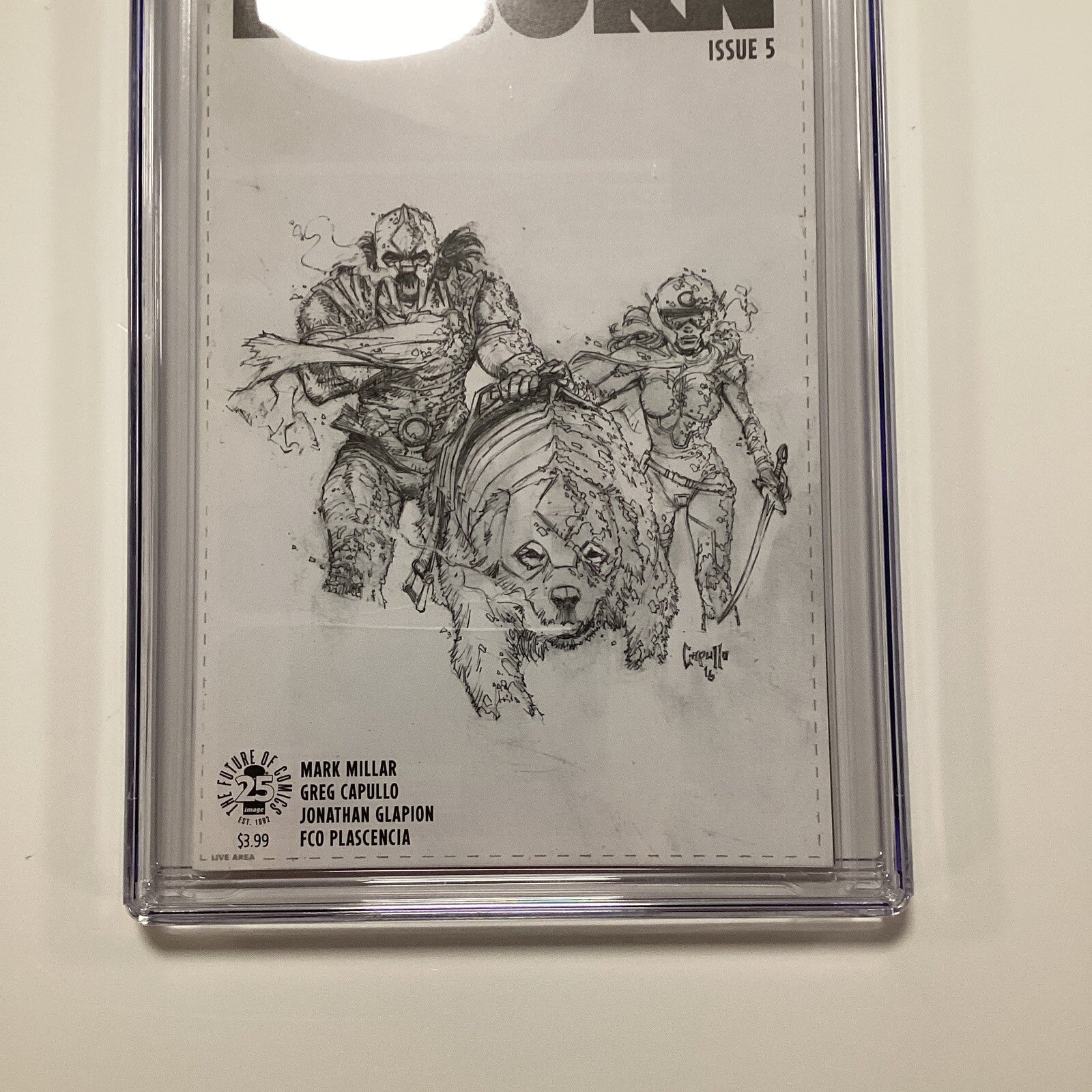 Reborn #5 2017 CGC 8.5 Greg Capullo 1:100 Variant2