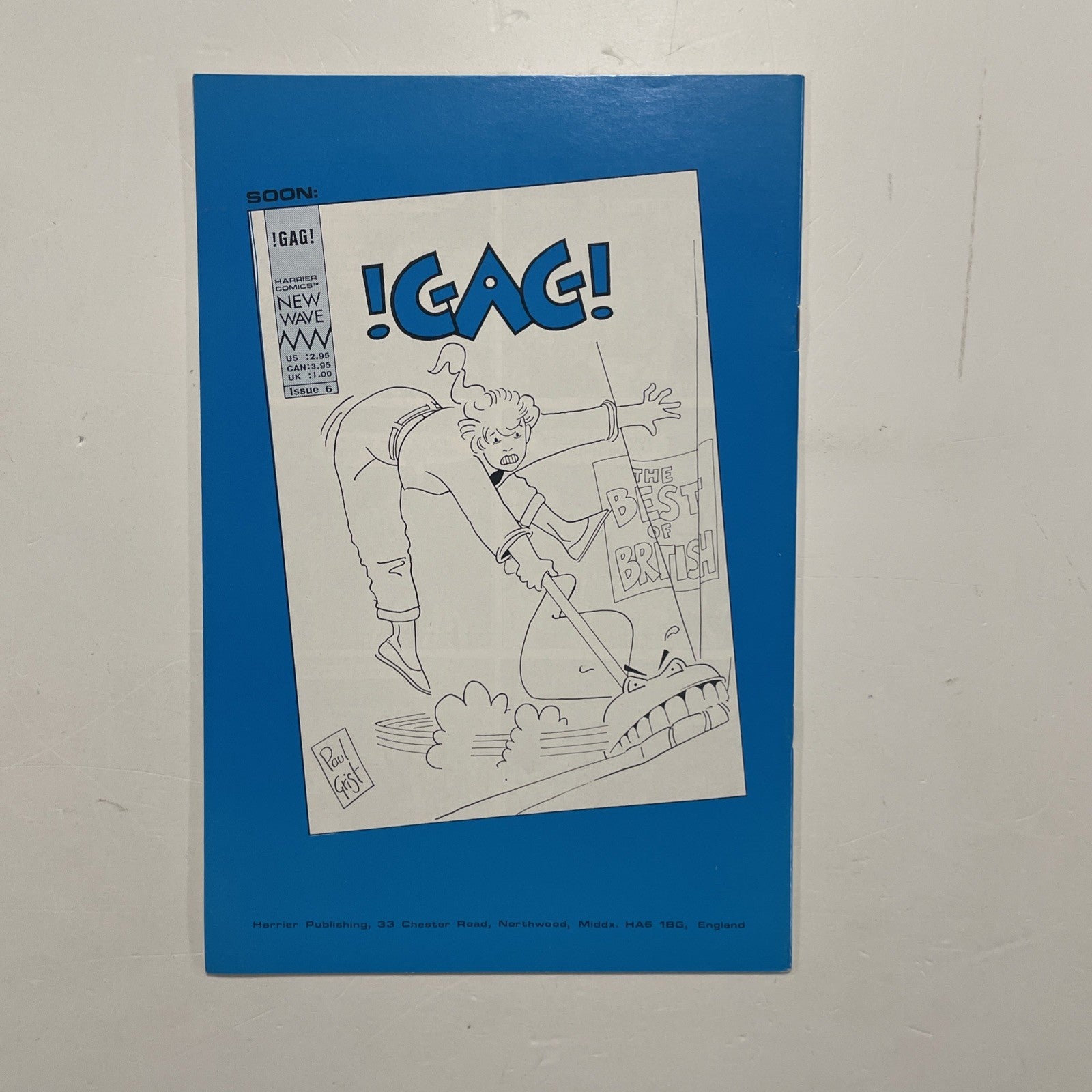Ace #1 1988 VF By Eddie Campbell, Harrier Comics New Wave7