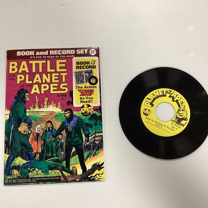 Battle for the The Planet Of The Apes 1974 FN/VF Books & Record