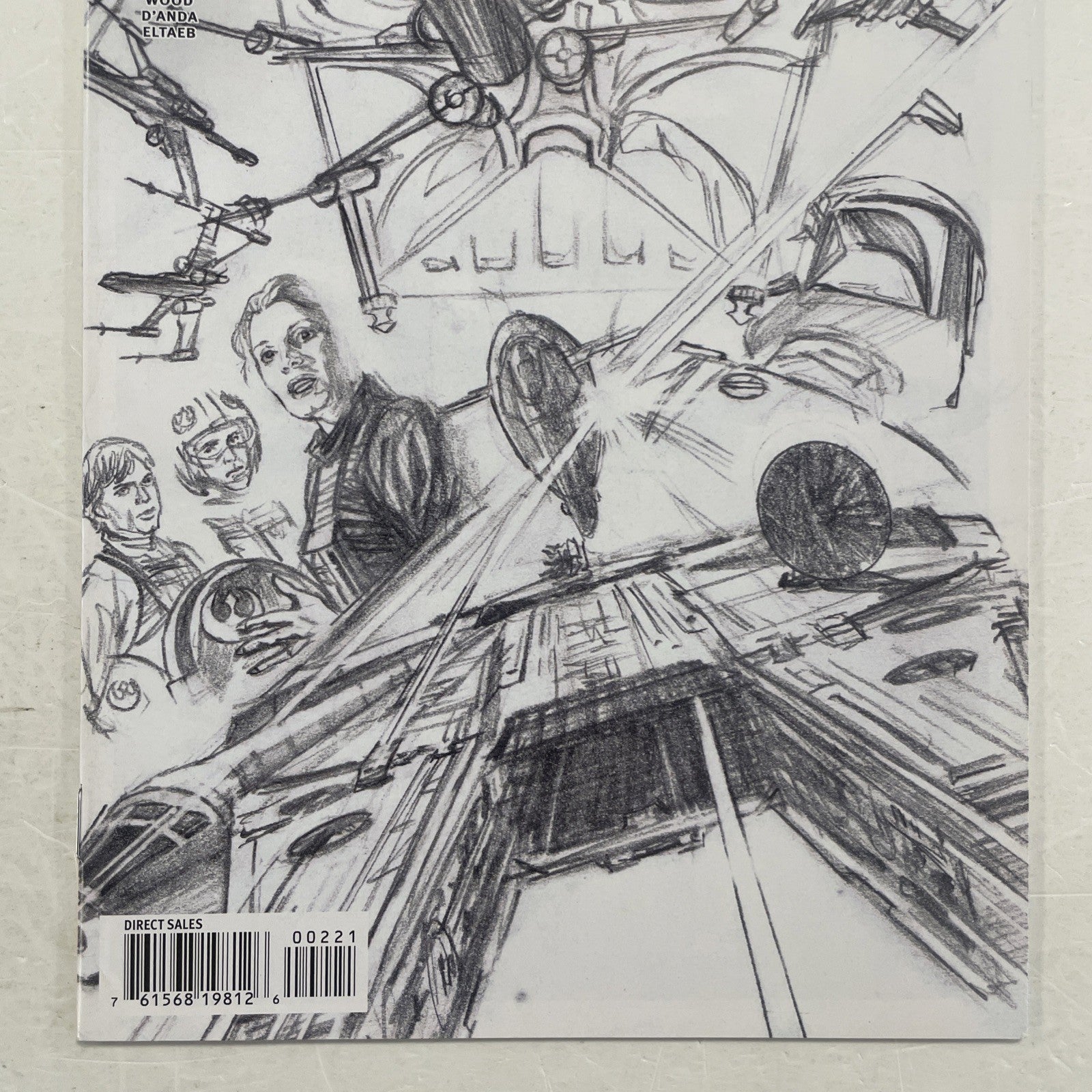 Star Wars #2 2013 NM Alex Ross 1:200 B&W Sketch Variant Cover Dark Horse Comics2