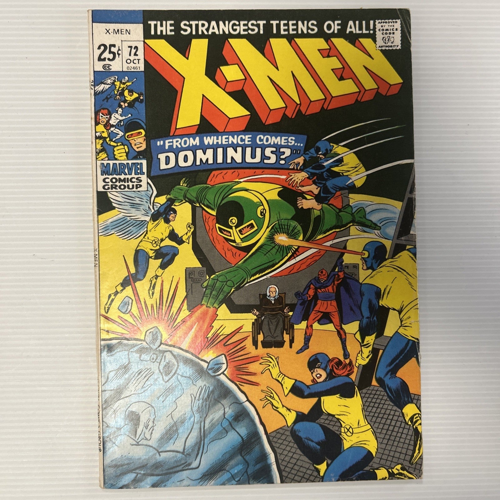 X-Men #72 1971 VG/FN Pence Stamp0