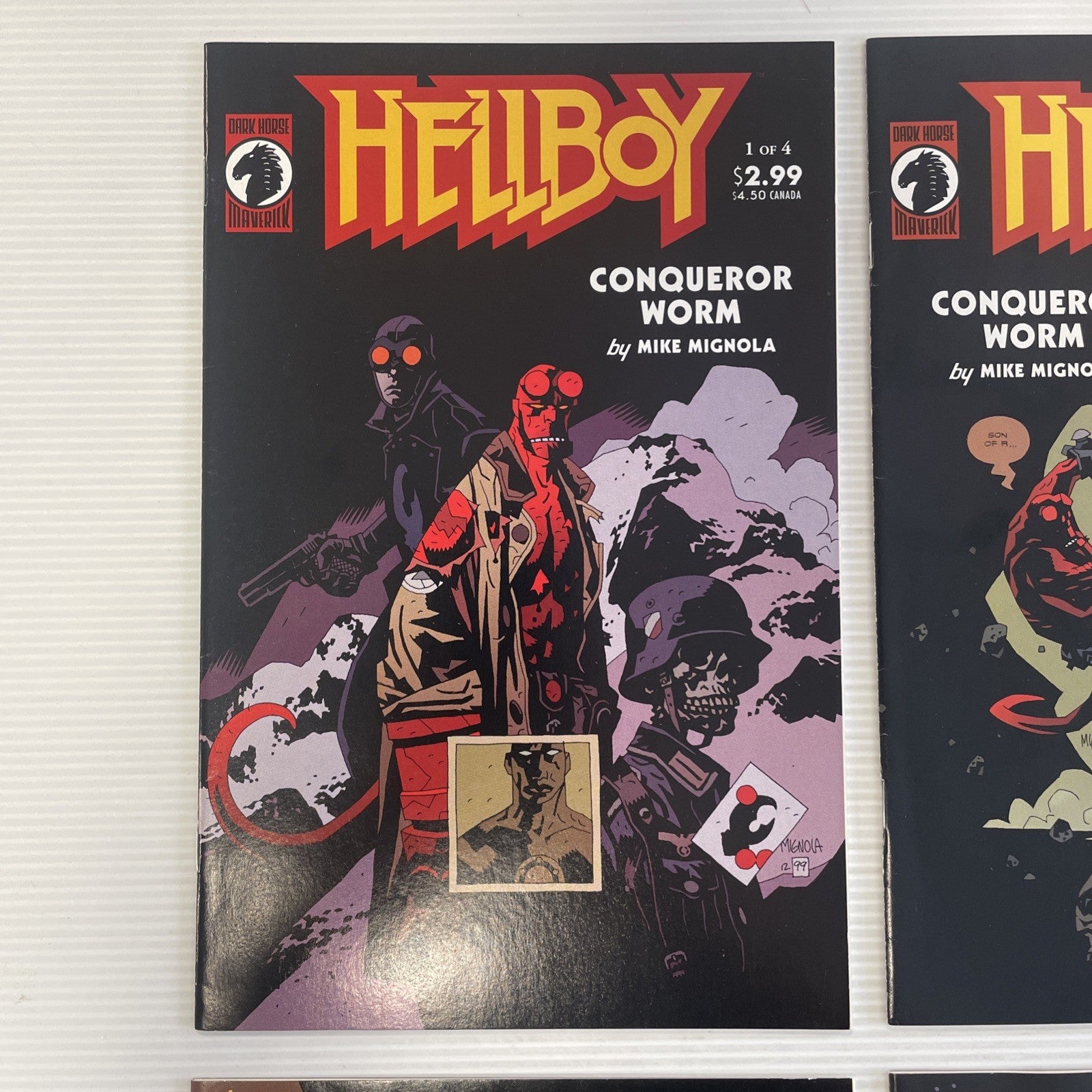 Hellboy: Conqueror Worm #1-4 2001 VF Complete Set1
