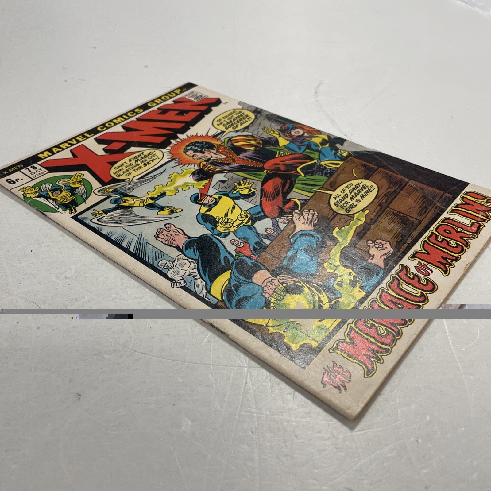 X-Men #78 1972 VG+ Pence Copy3