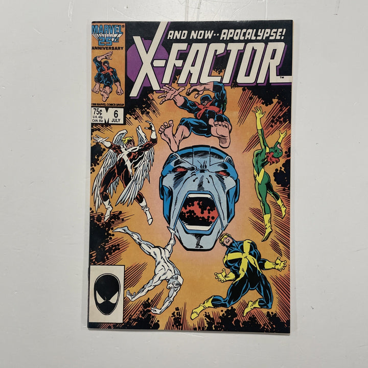 X-factor #6 1986 VF 1st Full Appearance of Apocalypse (3)0