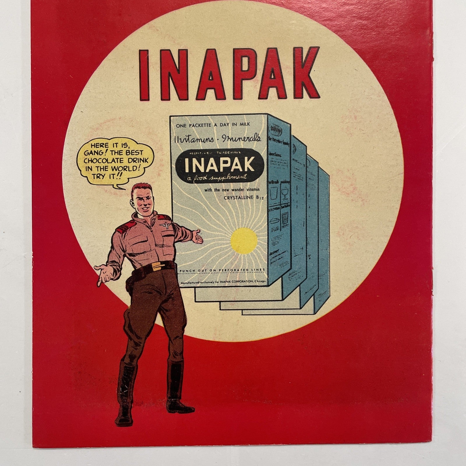 Major Inapak The Space Ace #1 1951 VG Golden Age (2)6