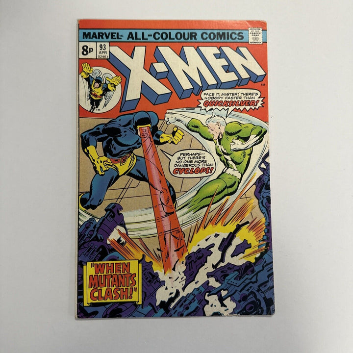 X-Men #93 1975 VG+ Pence Copy Final Reprint Issue