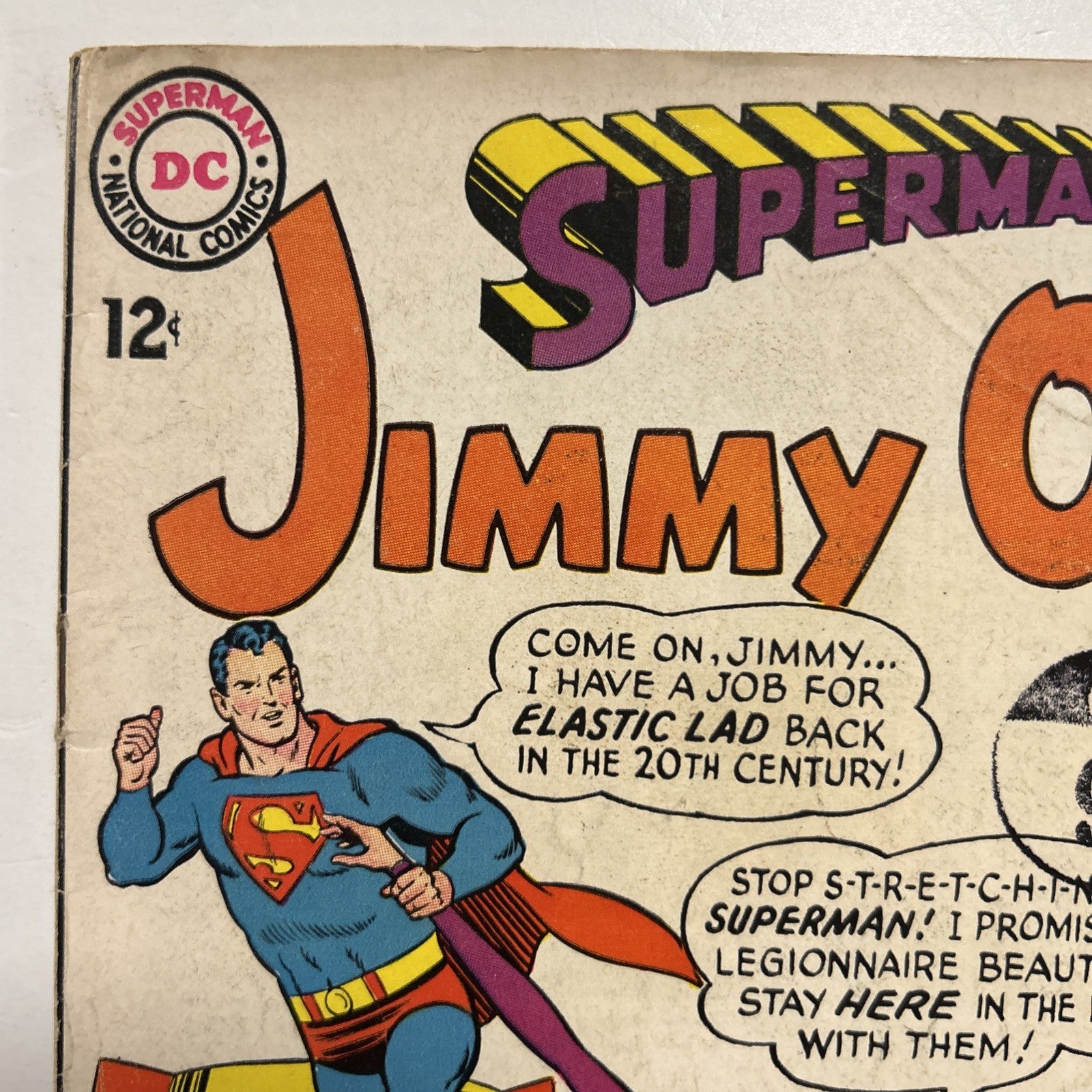 Superman's Pal Jimmy Olsen #76 1964 VG+ Pence Stamp3