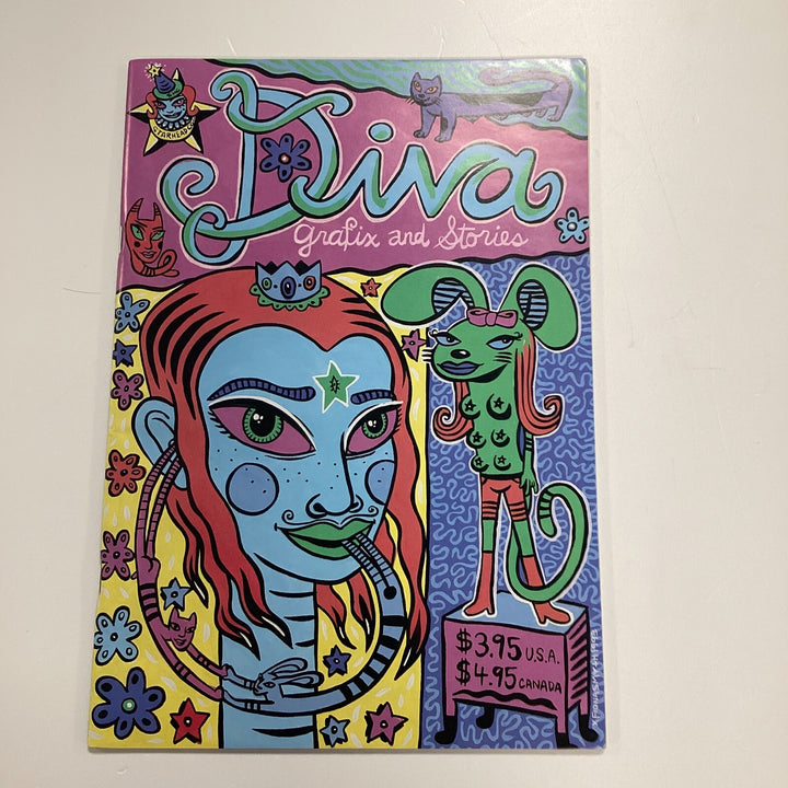 Diva Grafix and Stories #1 1993 FN/VF Starhead Comix Ellen Forney0