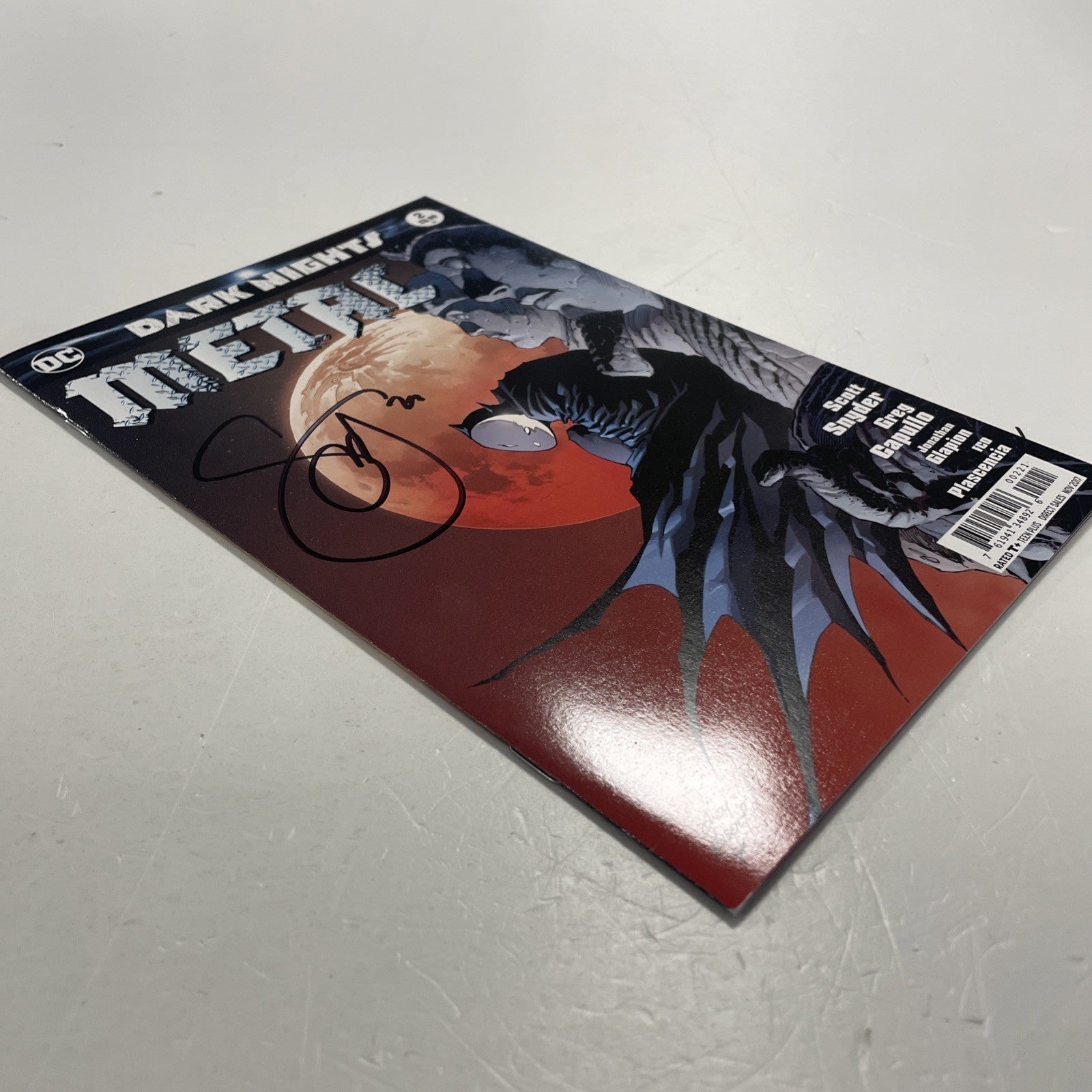 Dark Knights Metal  #2 2017 NM Andy Kubert Variant Signed Scott Snyder3
