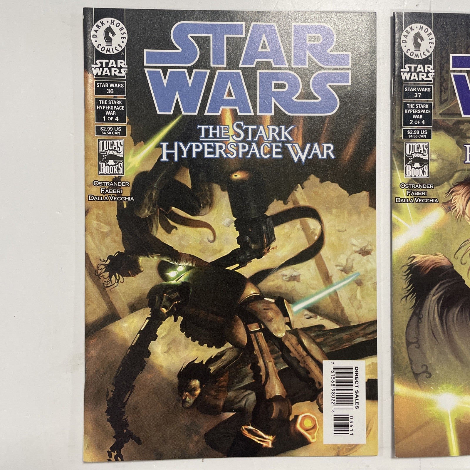 Star Wars #36-39 The Stark Hyperspace War #1-4 2001 VF/NM Set Dark Horse1