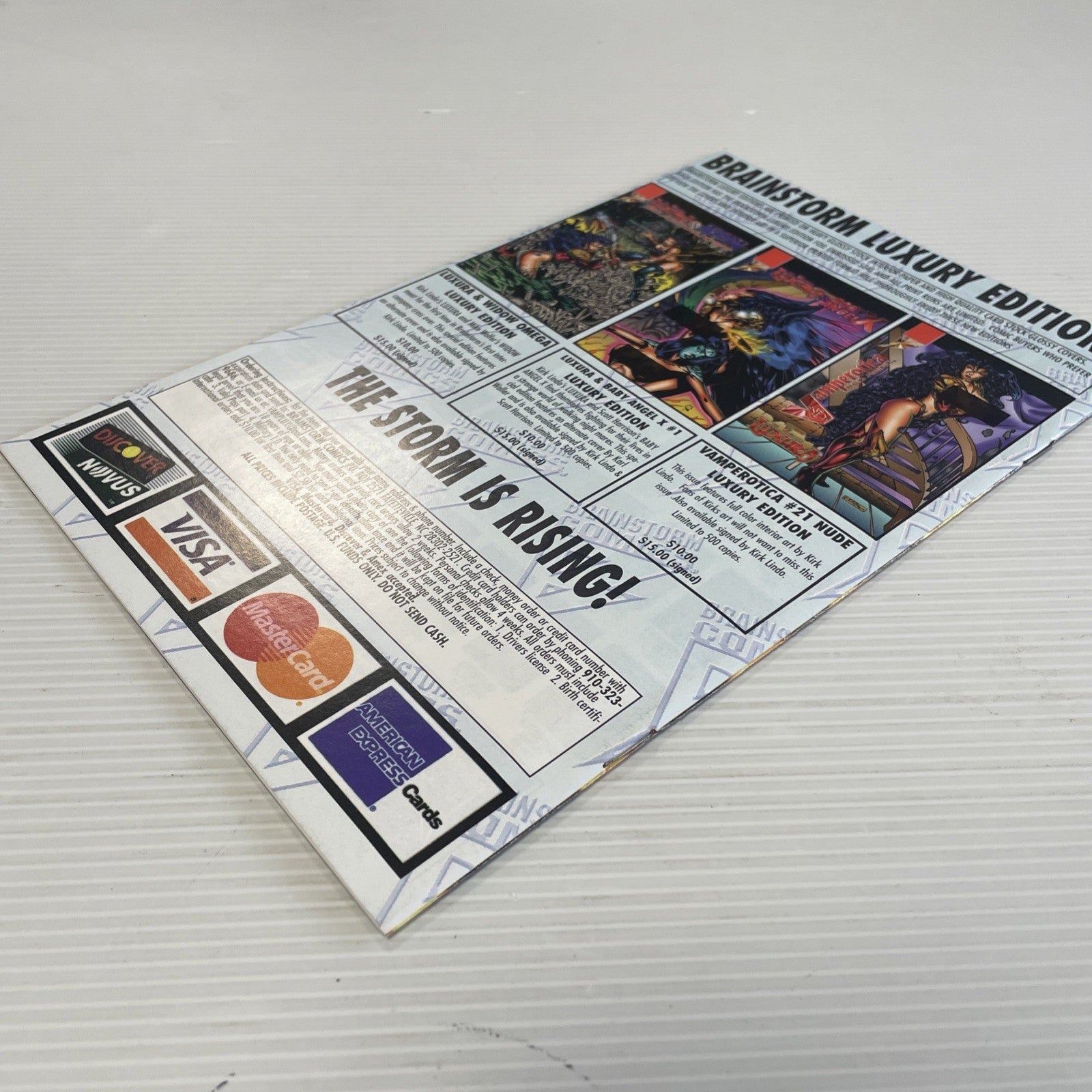 Vampfire Erotic Echo #1 1997 VF+ Nude Edition Brainstorm Comics7