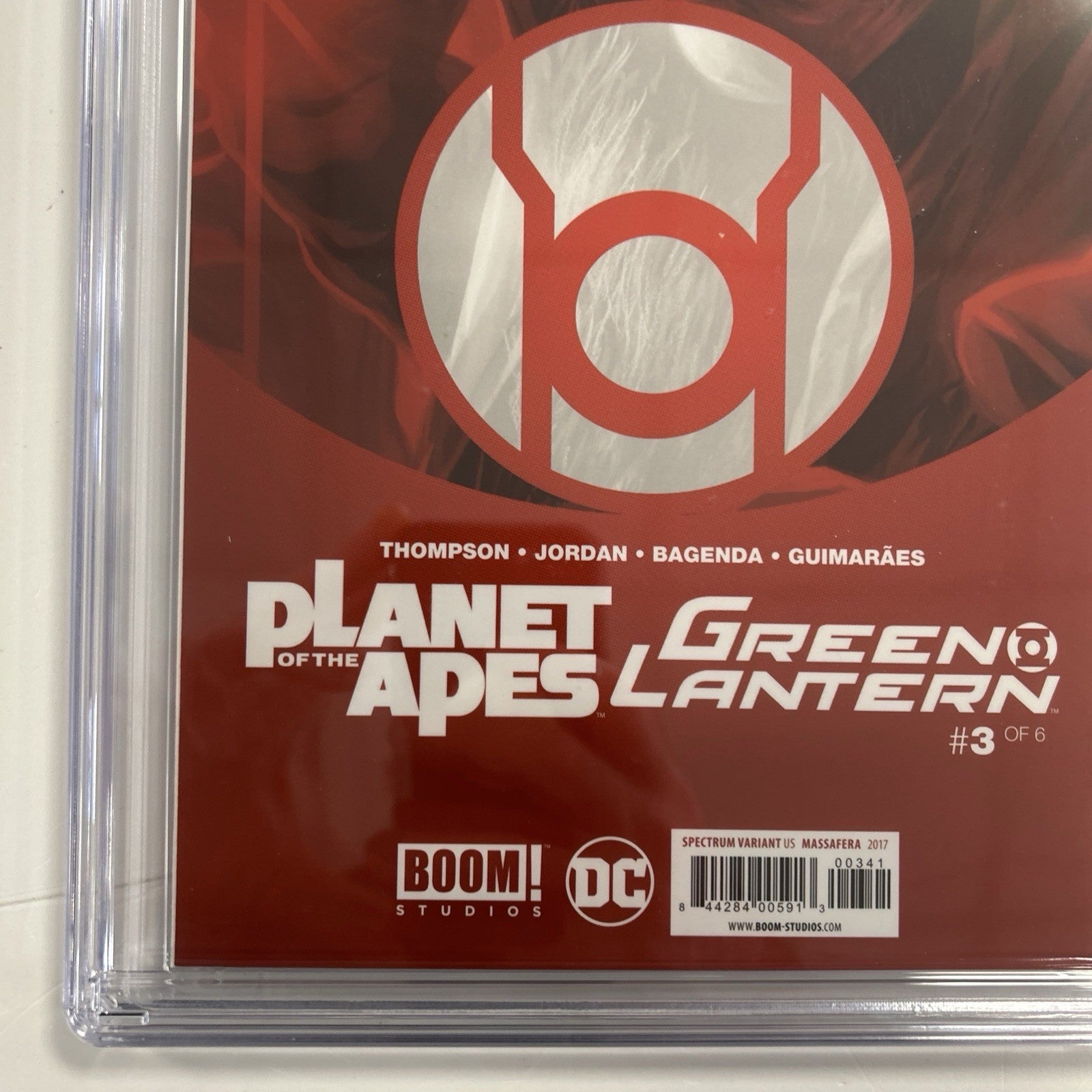 Planet of the Apes/Green Lantern #3 2017 CGC 9.8  Massafera 1:40 Virgin Variant14
