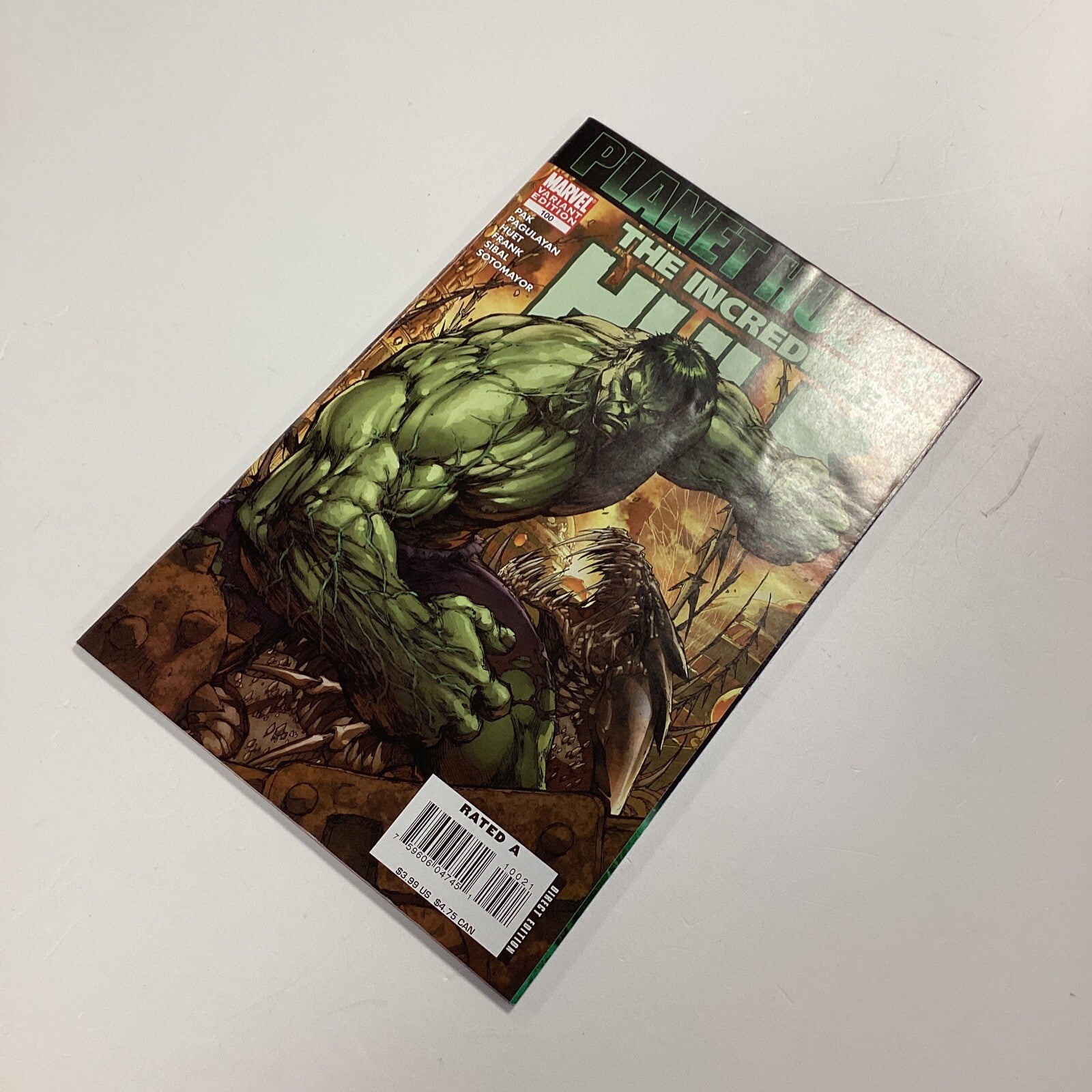 Incredible Hulk #100 2007 VF/NM Michael Turner Variant5