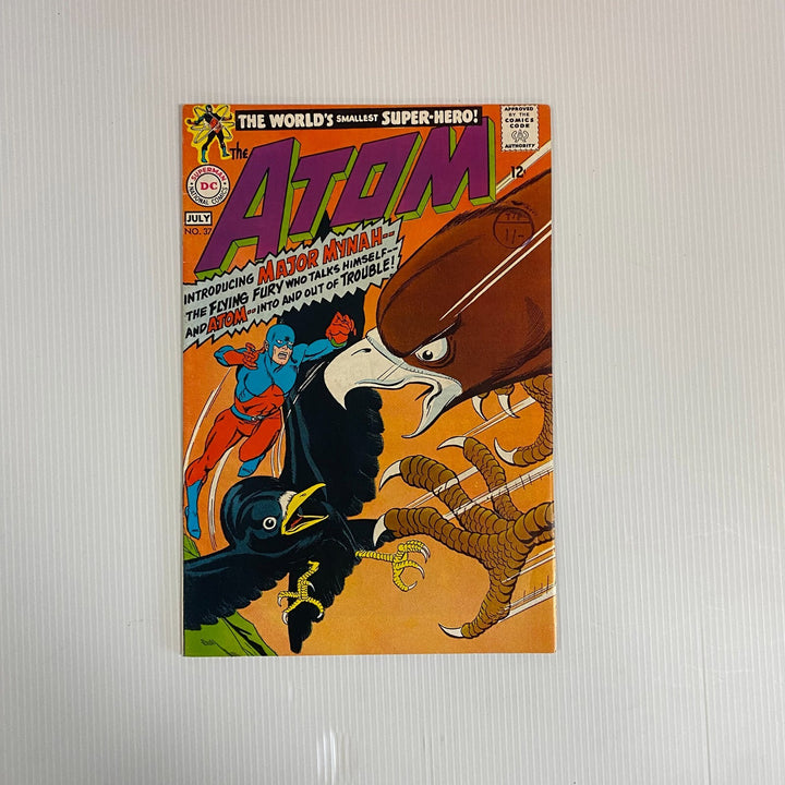 DC Comics The Atom #37 1968 VF- Cent Copy Meet Major Mynah0