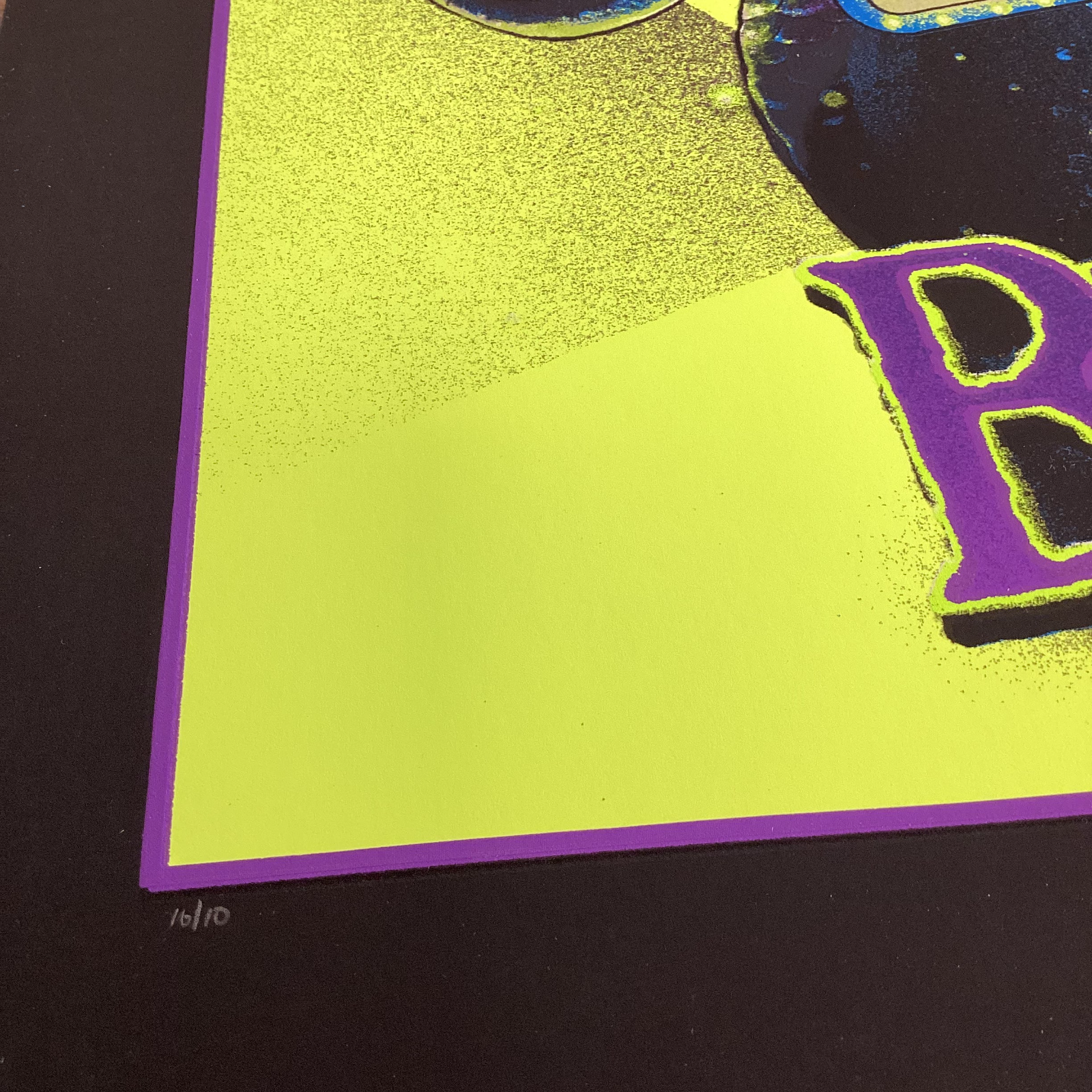 Beetlejuice Alternate Movie Poster by Vance Kelly Fluro Yellow 10/102