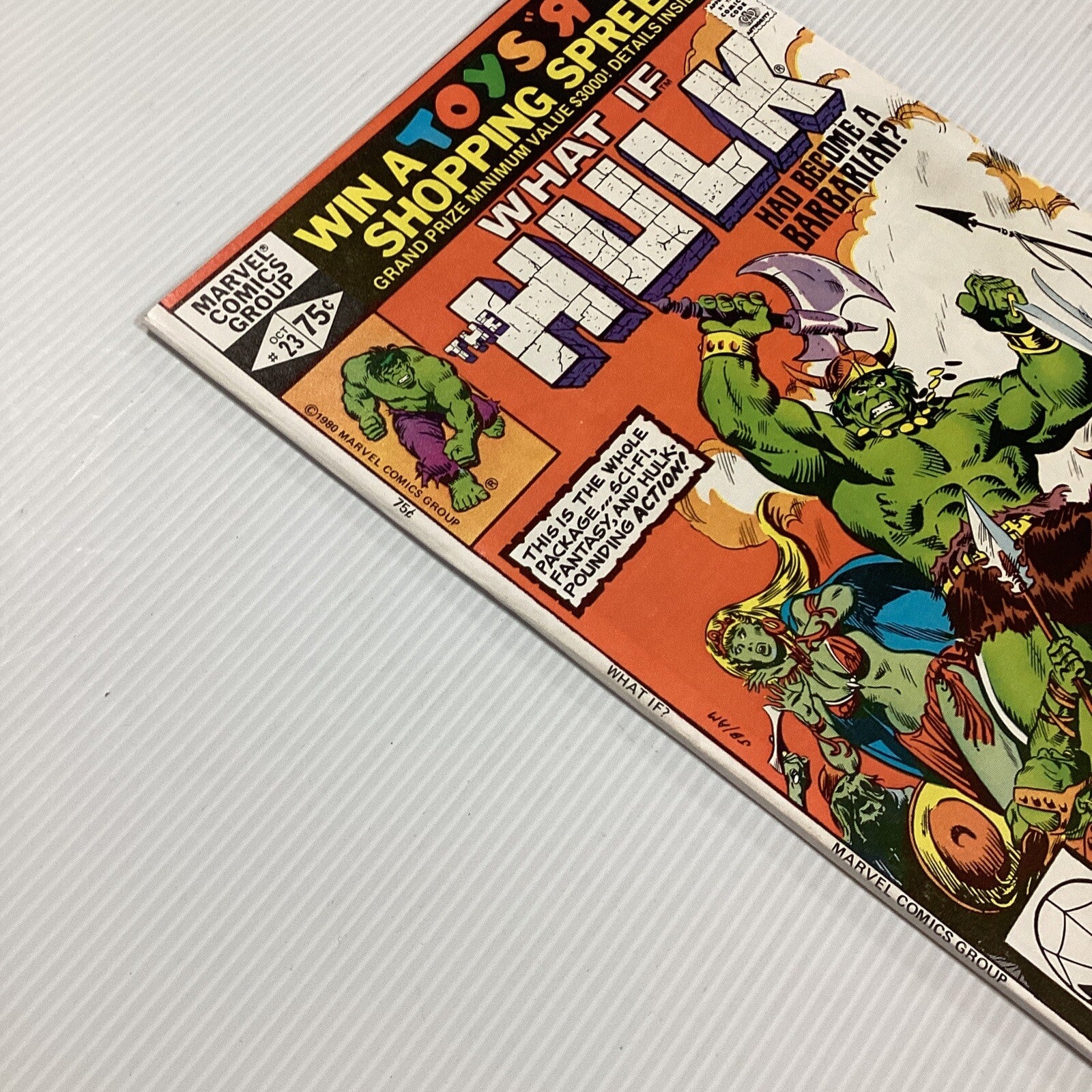 What If? #23 1980 VF Hulk Had Become A Barbarian2