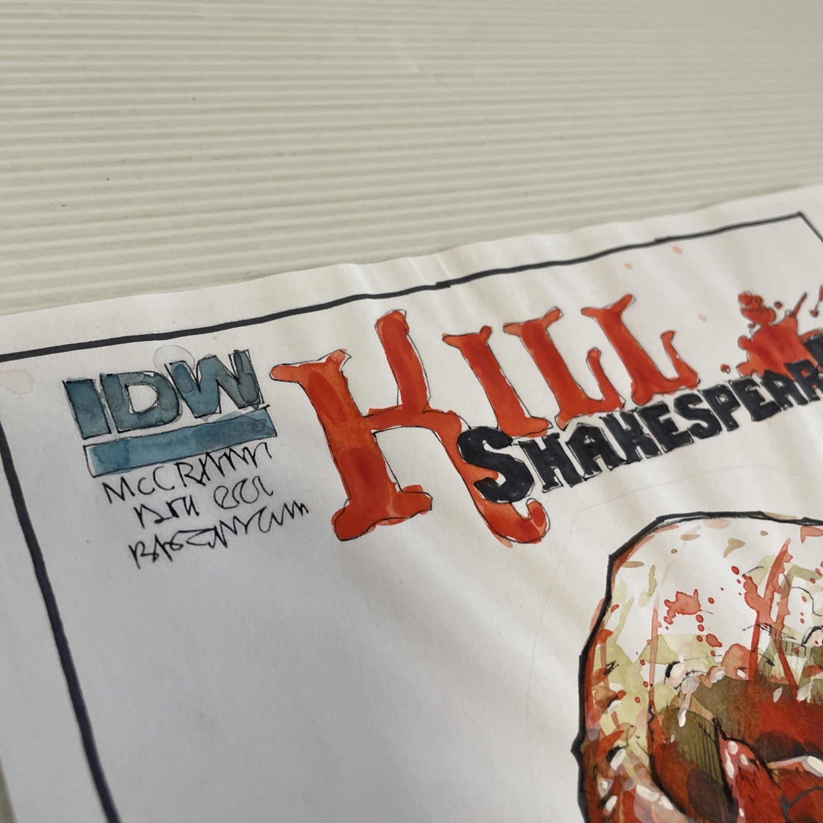 Original Artwork Concept Art based on Kill Shakespeare Sketch by Simon Davis (2)5