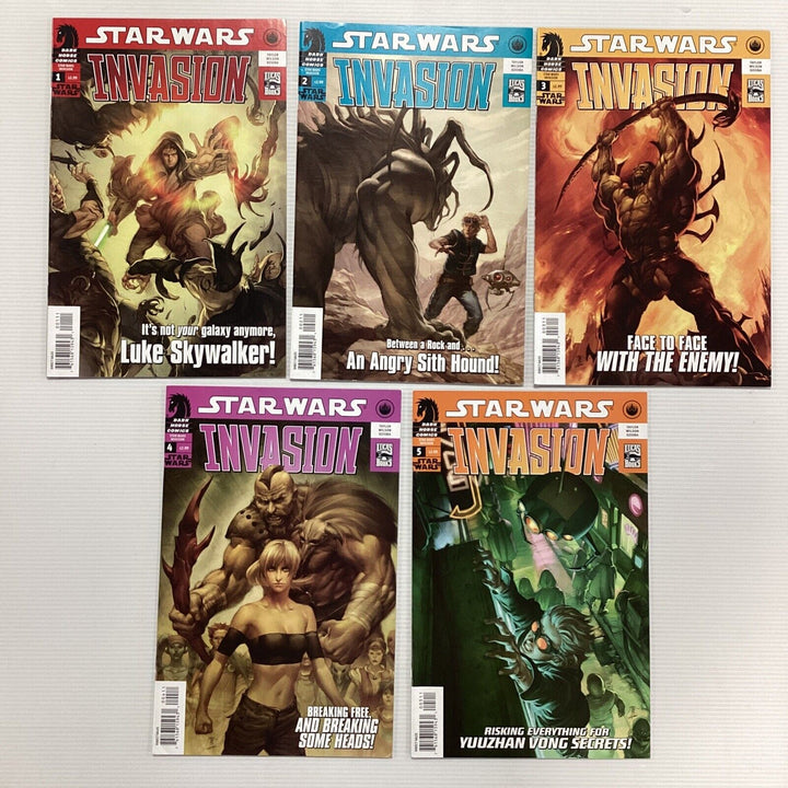 Star Wars: Invasion #1-5 2009 VF+ Complete Set