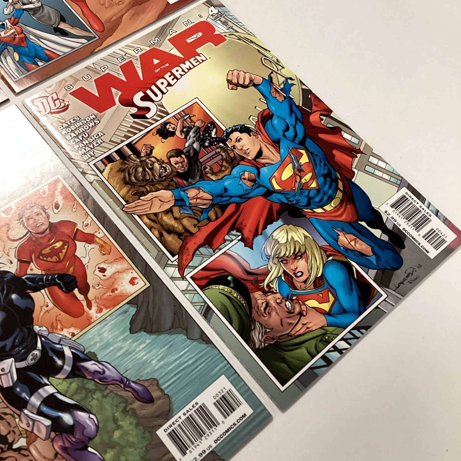 Superman: War Of The Supermen #1-4 2010 NM All Variant Covers Complete Set8