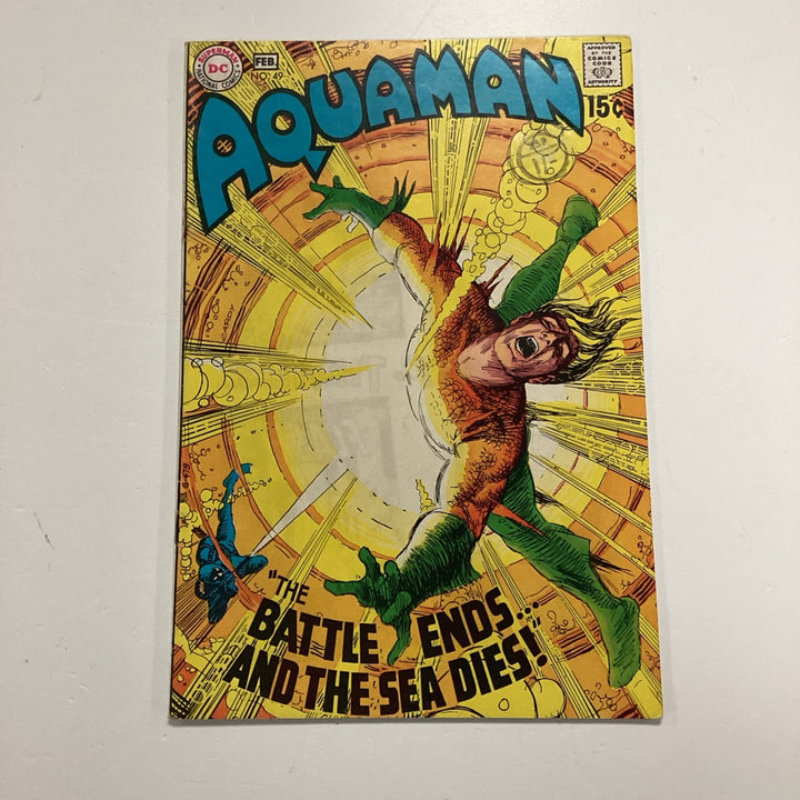 Aquaman #49 1970 VG+ Nick Cardy Cover Pence Stamp (2)0