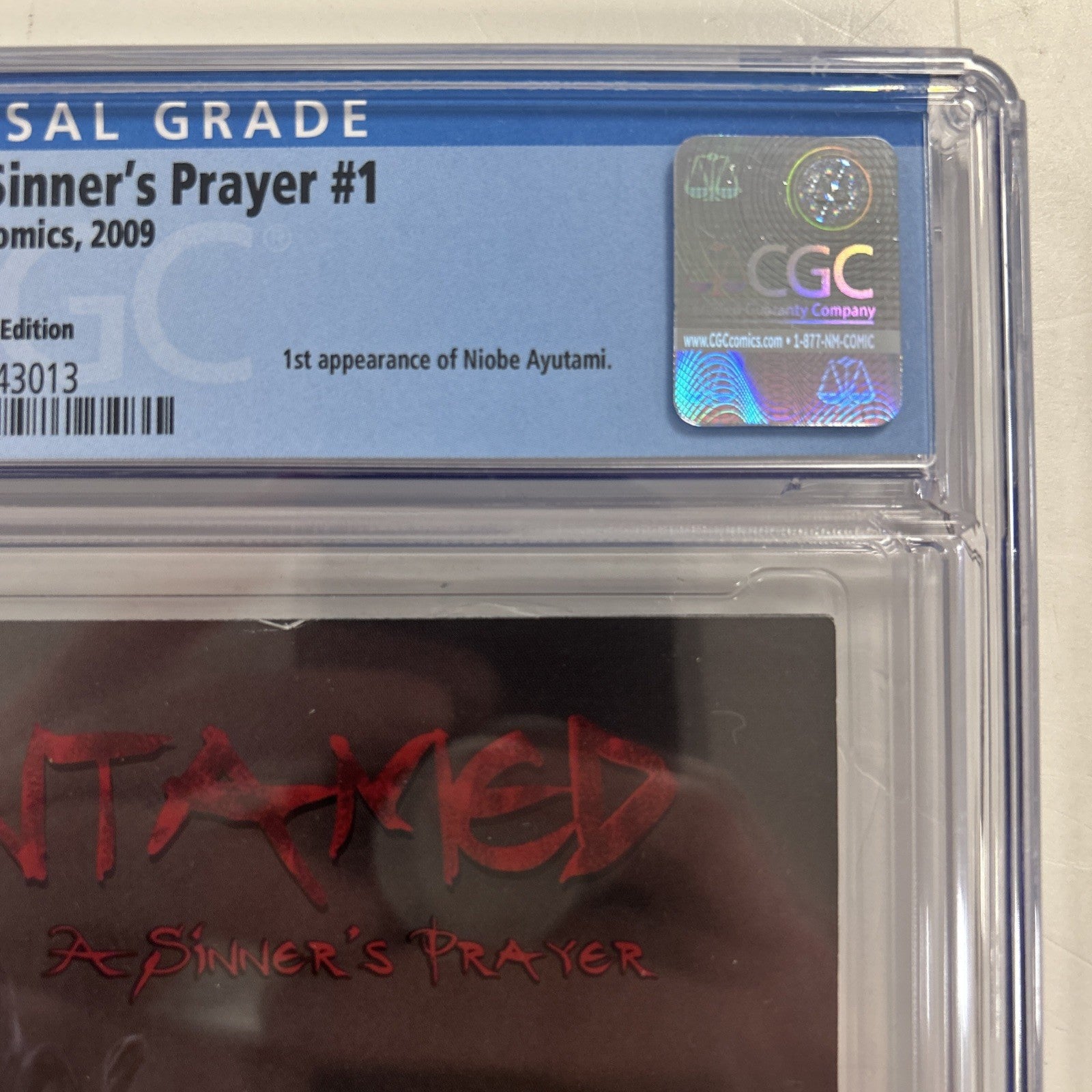 The Untamed: A Sinner's Prayer #1 2009 CGC 8.5 1:10 Variant Stranger Comics5