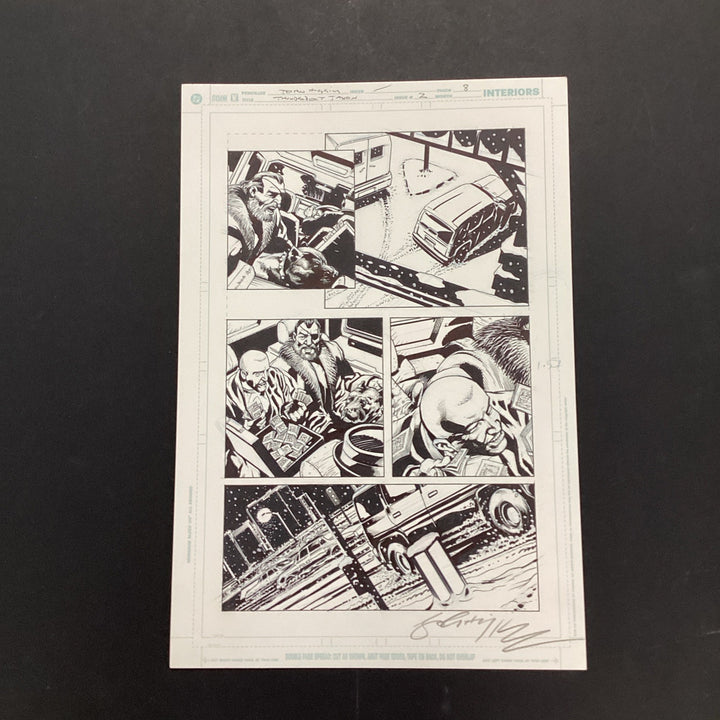 Original Artwork for Thunderbolt Jaxon #2 Page 8 By John Higgins 20060
