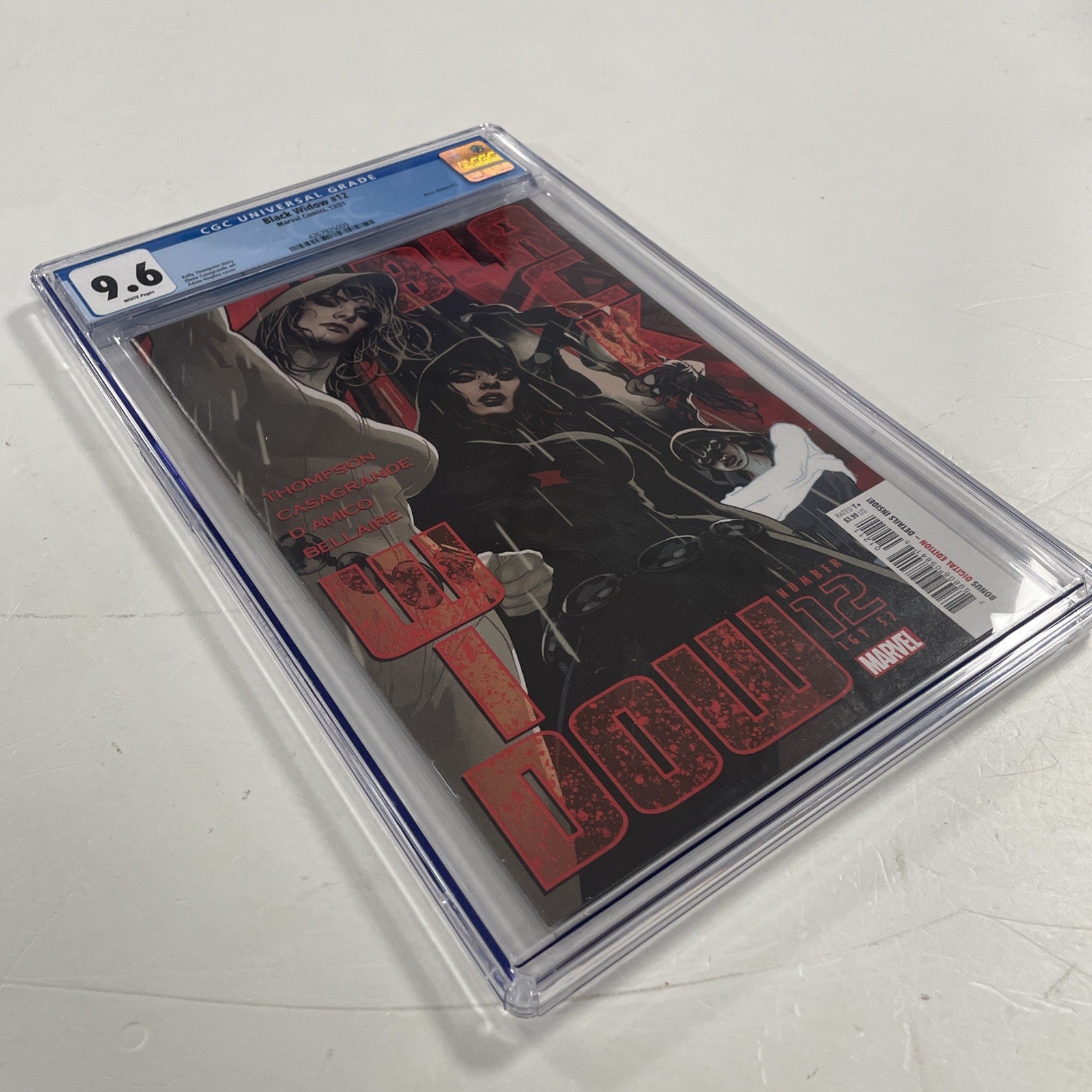 Black Widow #12 2021 CGC 9.6 White Pages 1st Appearance of Living Blade1