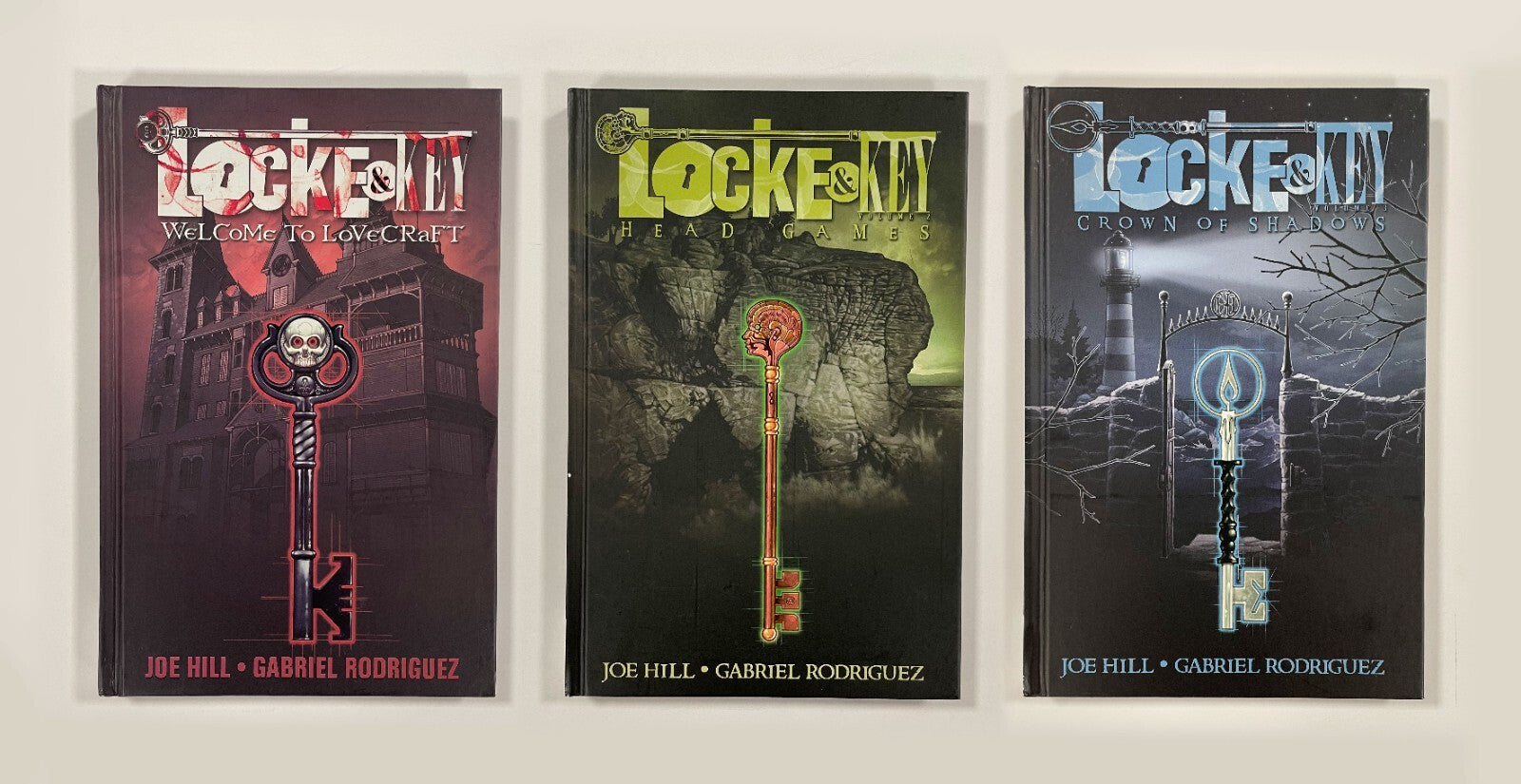 Locke & Key Welcome to Lovecraft, Crown of Shadows, Head Games ALL SIGNED X30
