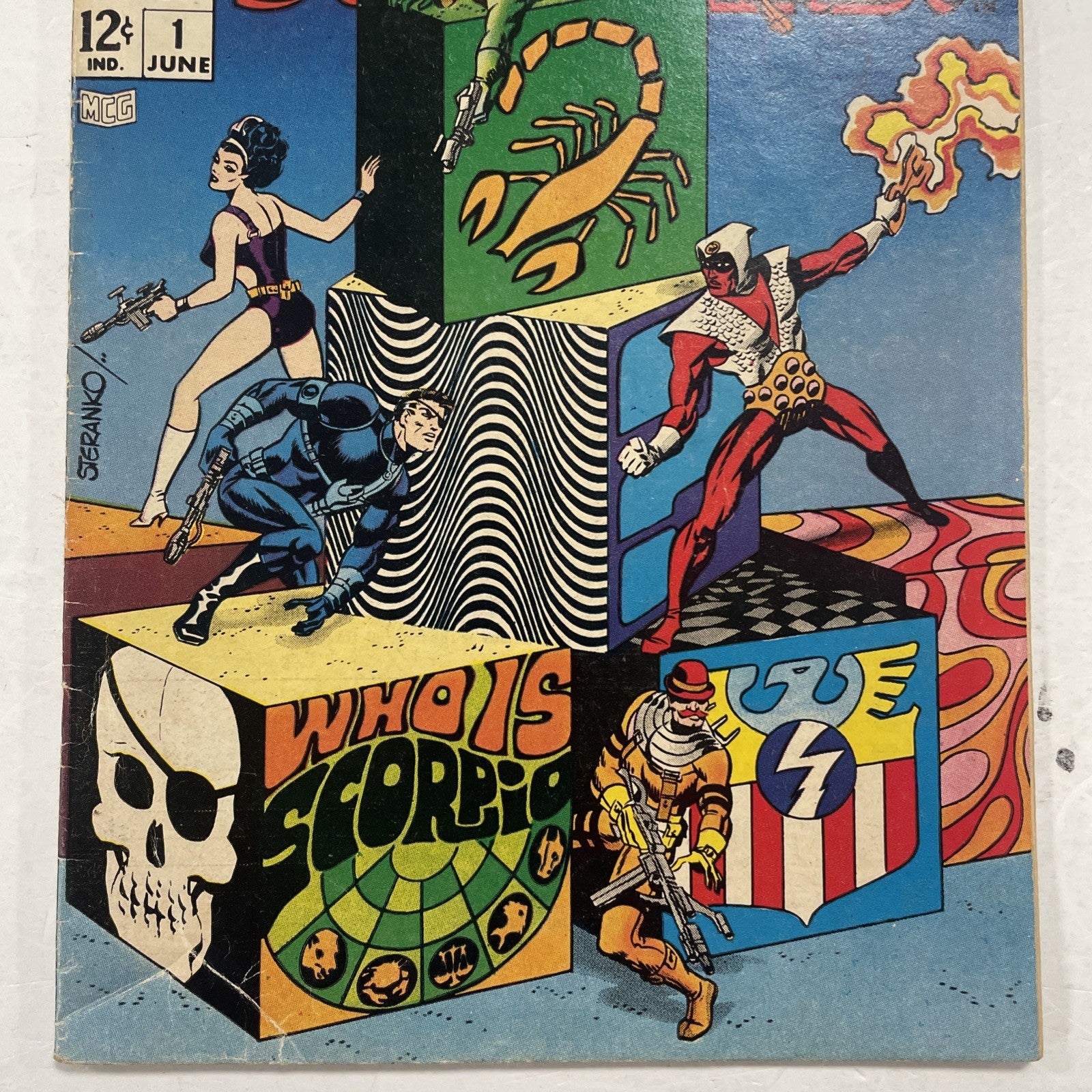 Nick Fury, Agent of S.H.I.E.L.D. #1 1968 VG 1st Appearance Scorpio Faint Pence2