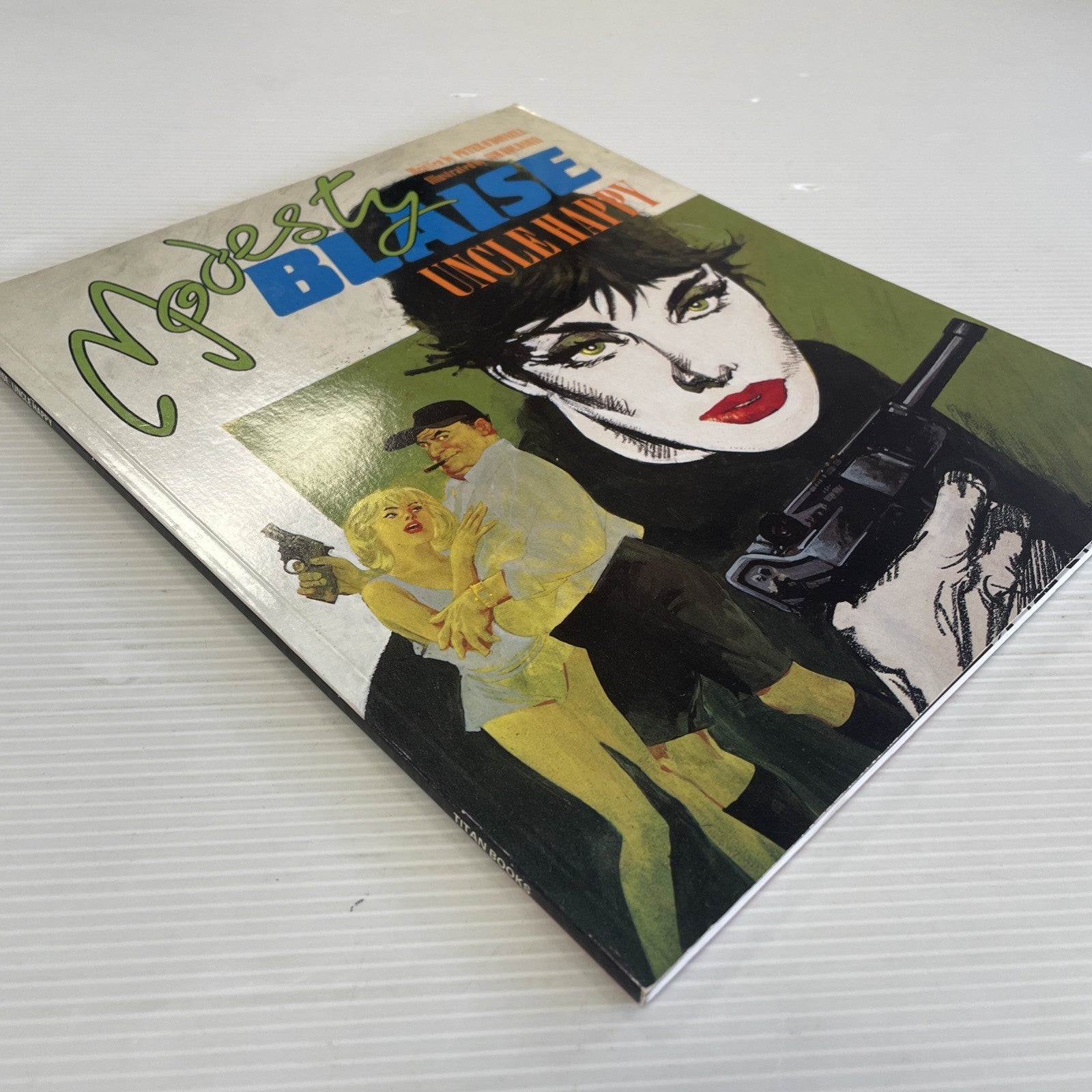 Modesty Blaise: Uncle Happy Titan Books 1990  Graphic Novel3