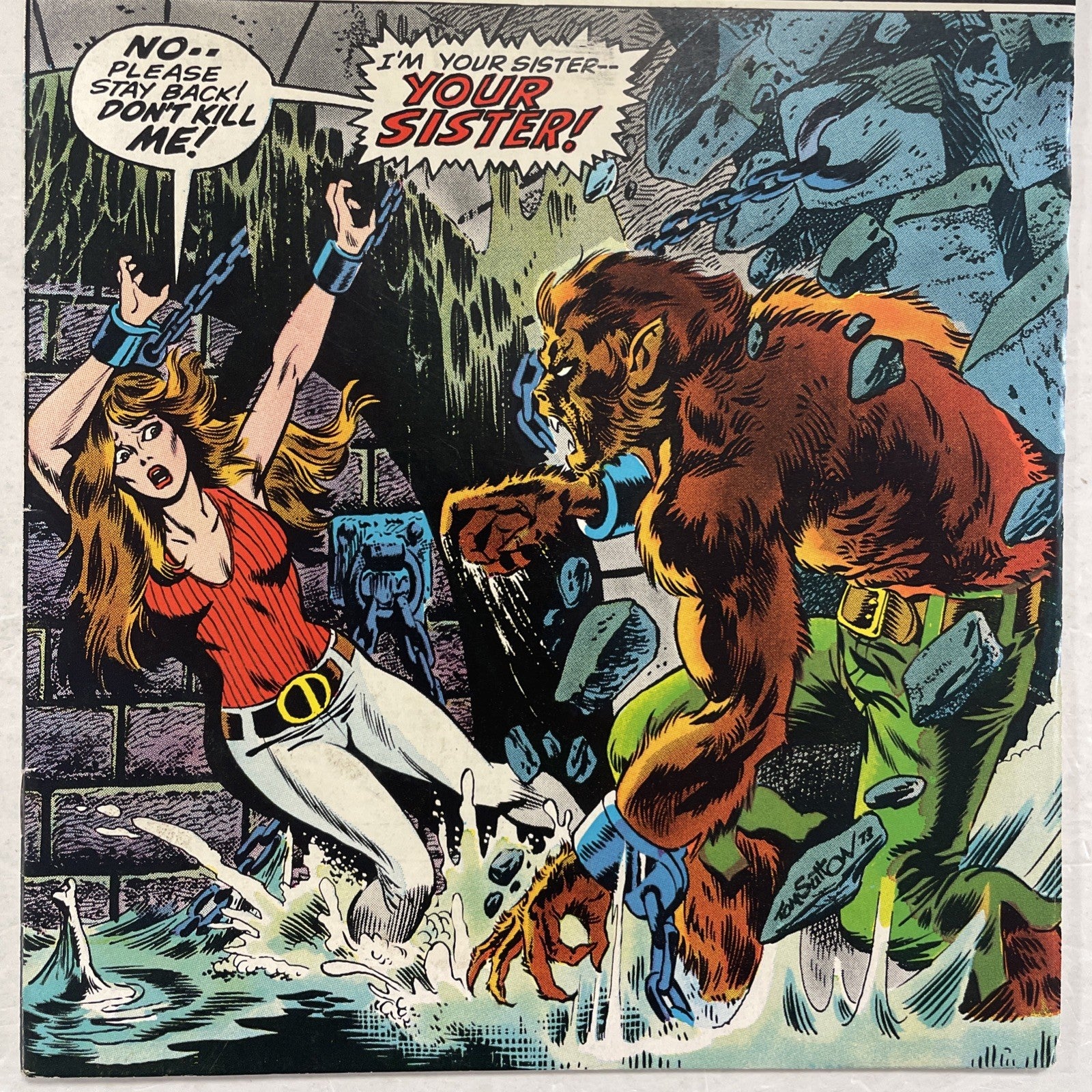 Werewolf By Night #10 1973 FN+ 1st Appearance of Sarnak Pence Copy2