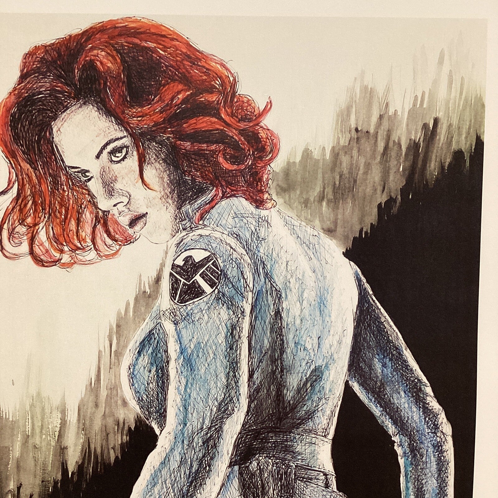 Black Widow Signed Art Print by Becky Knapp5