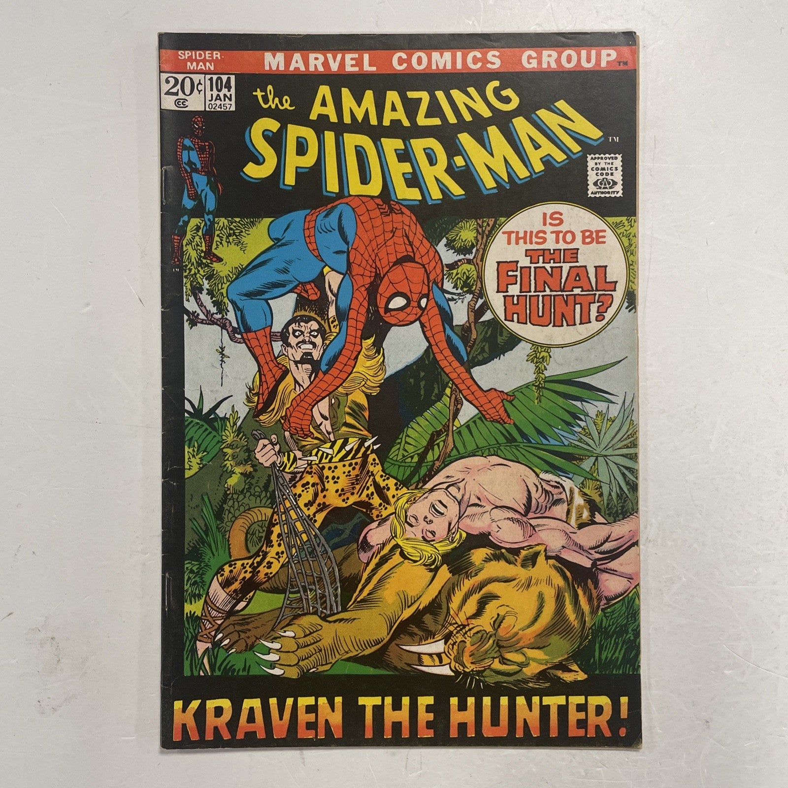 Amazing Spider-man #104 1972 VG/FN0