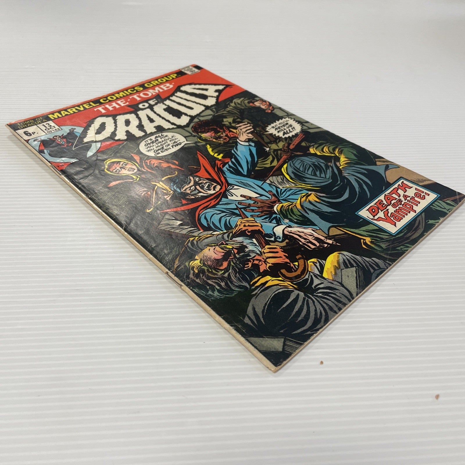 Tomb Of Dracula #13 1973 VG/FN 3rd Appearance & Origin of Blade Pence Copy3